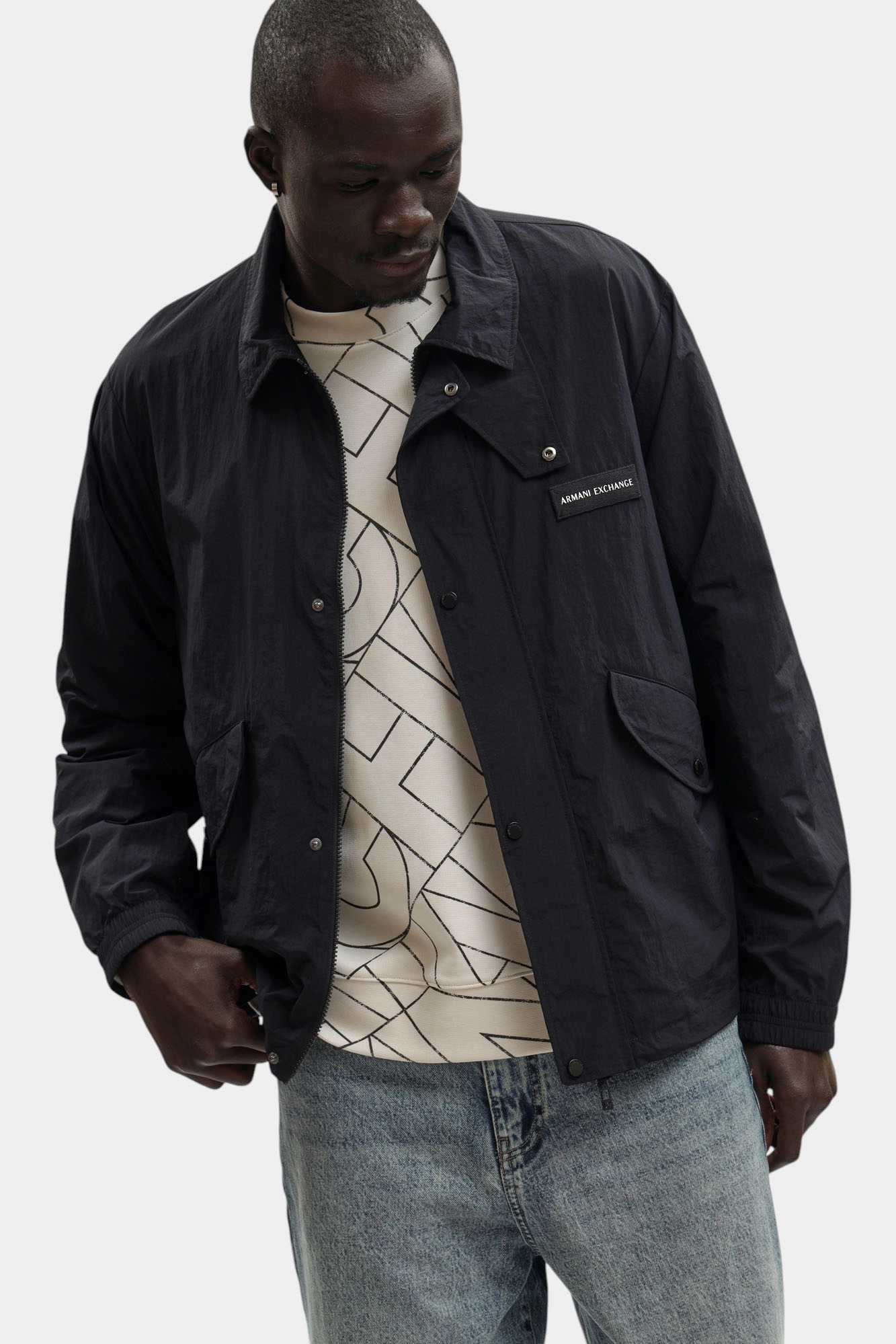 XM002127_AF22504 Ветровка Armani Exchange Синий