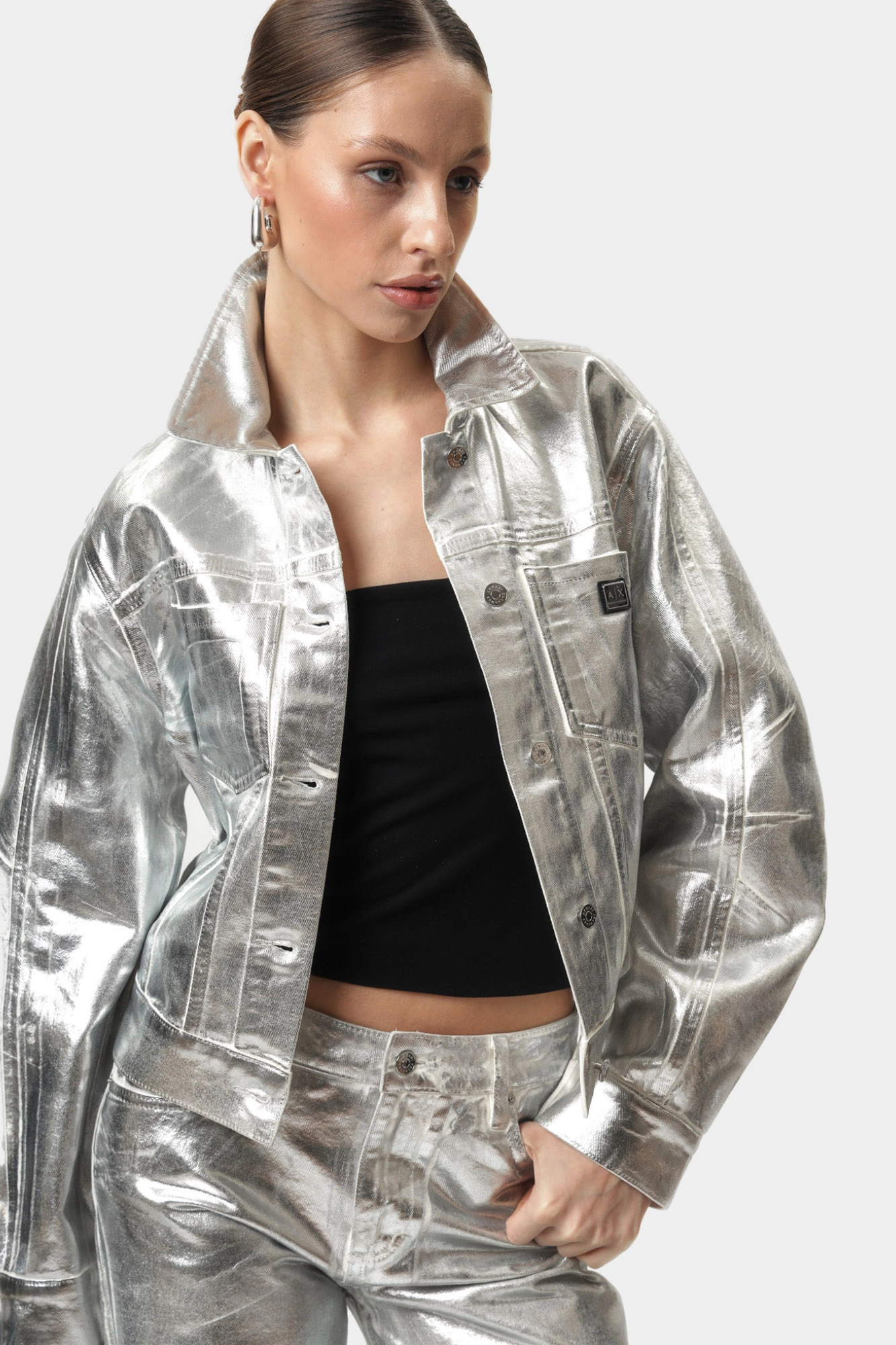 XW000098_AF10836 куртка кожаная armani exchange 