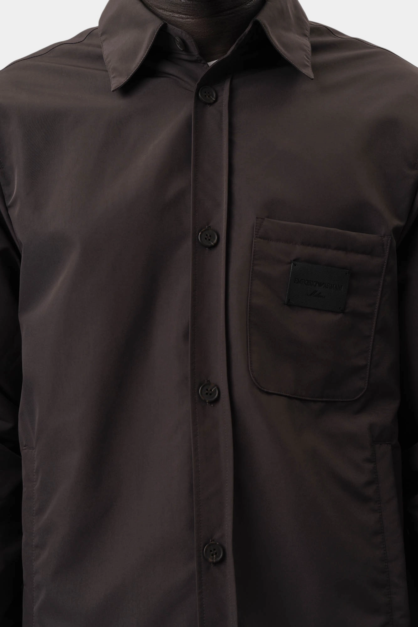 EM001629_AF13770 Рубашка д/р Emporio Armani Черный