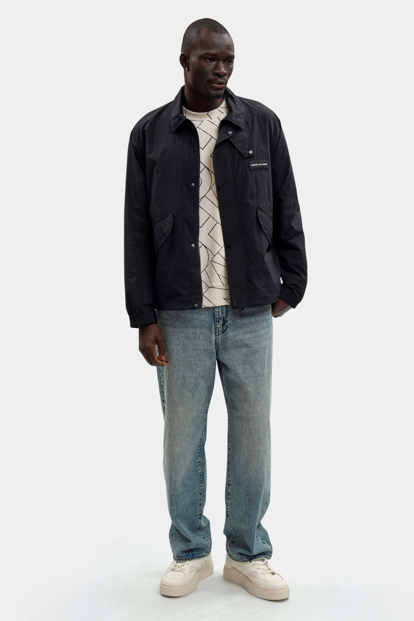 XM002127_AF22504 Ветровка Armani Exchange Синий