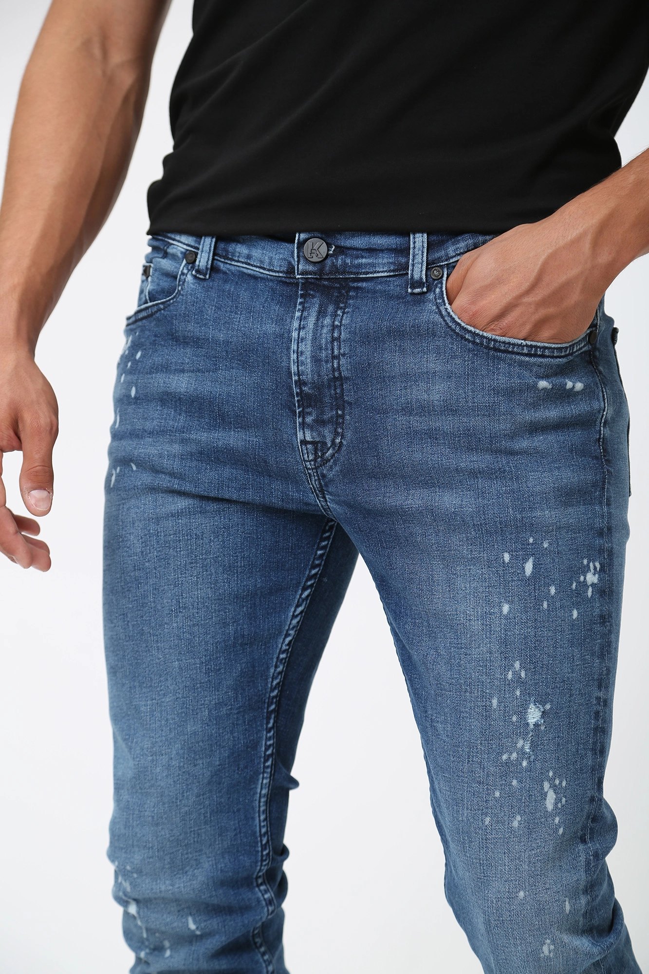 532832_265801 Брюки джинсовые Karl Lagerfeld Синий