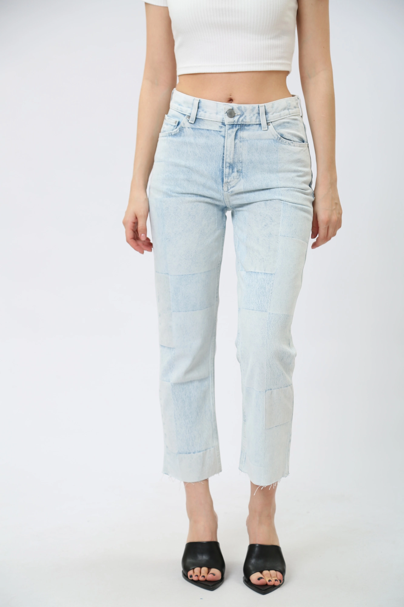 1013452-5000 джинсы brooks straight 7/8 mustang