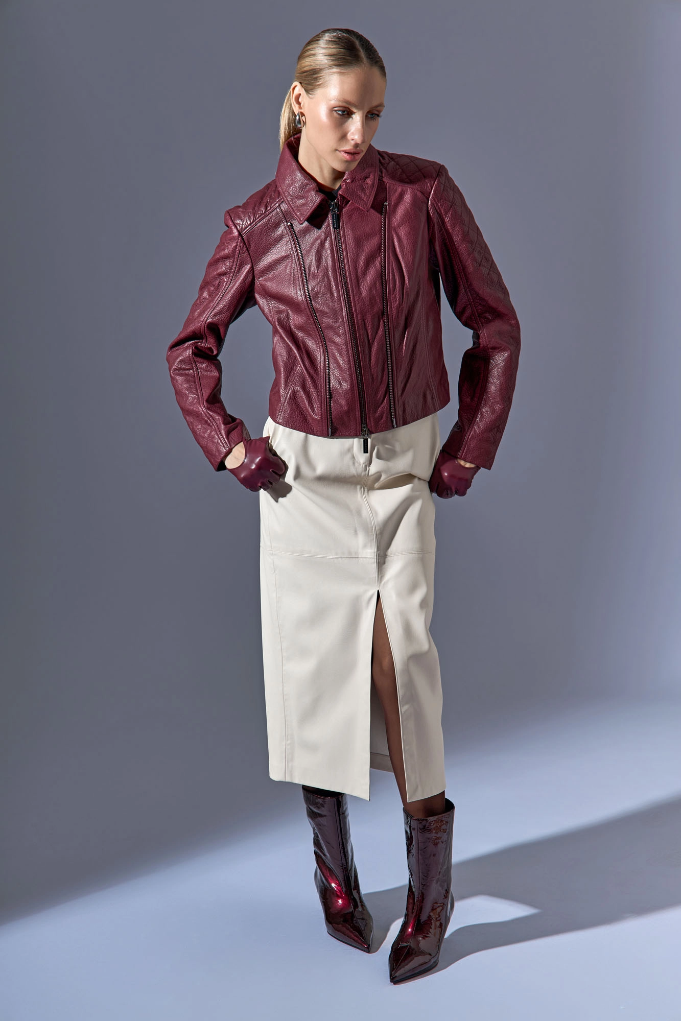 RP-L25910-802 Ботильоны закрытые Red Pin Бордовый