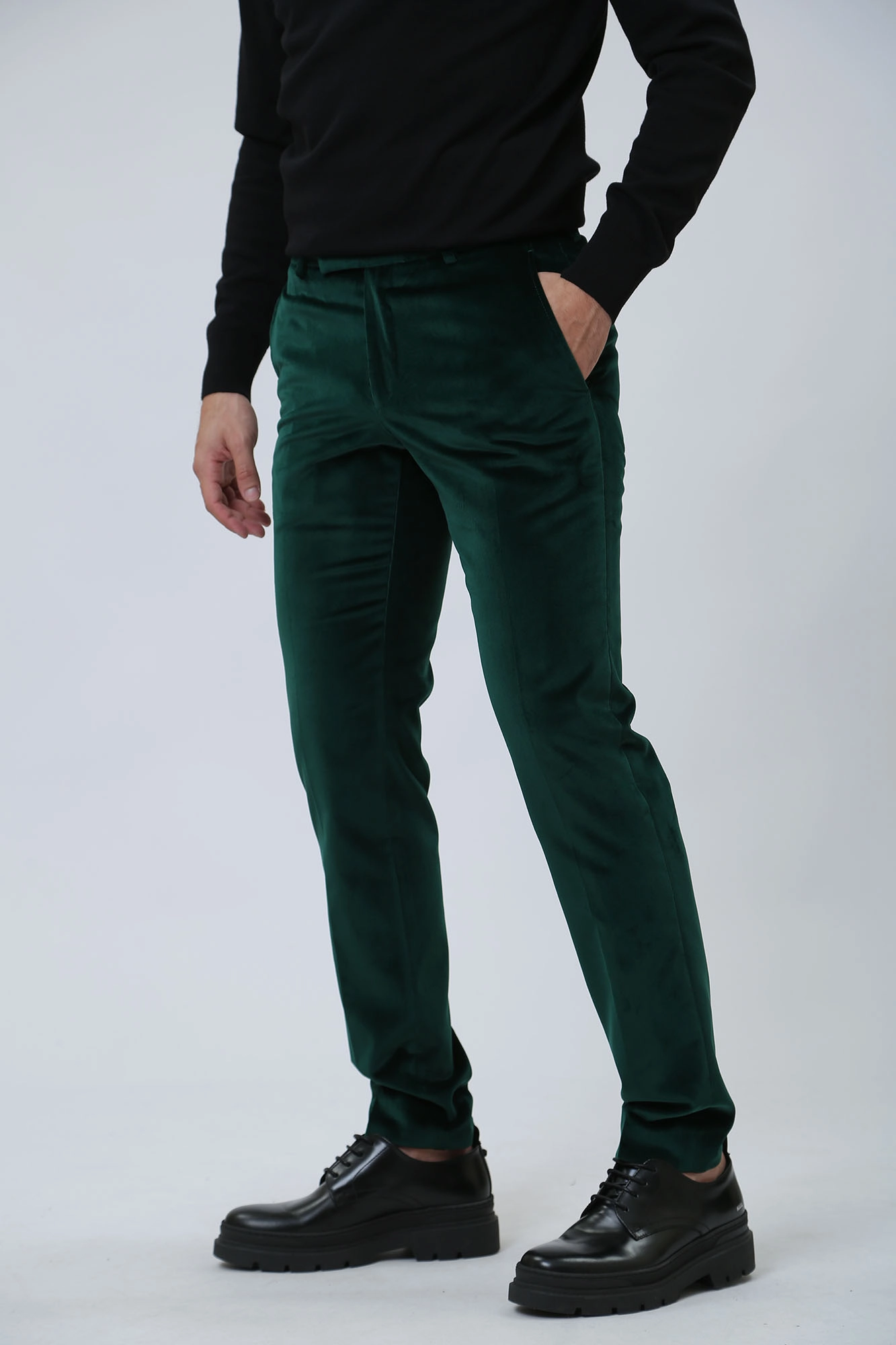 534000_255002 Брюки классические Karl Lagerfeld Зеленый