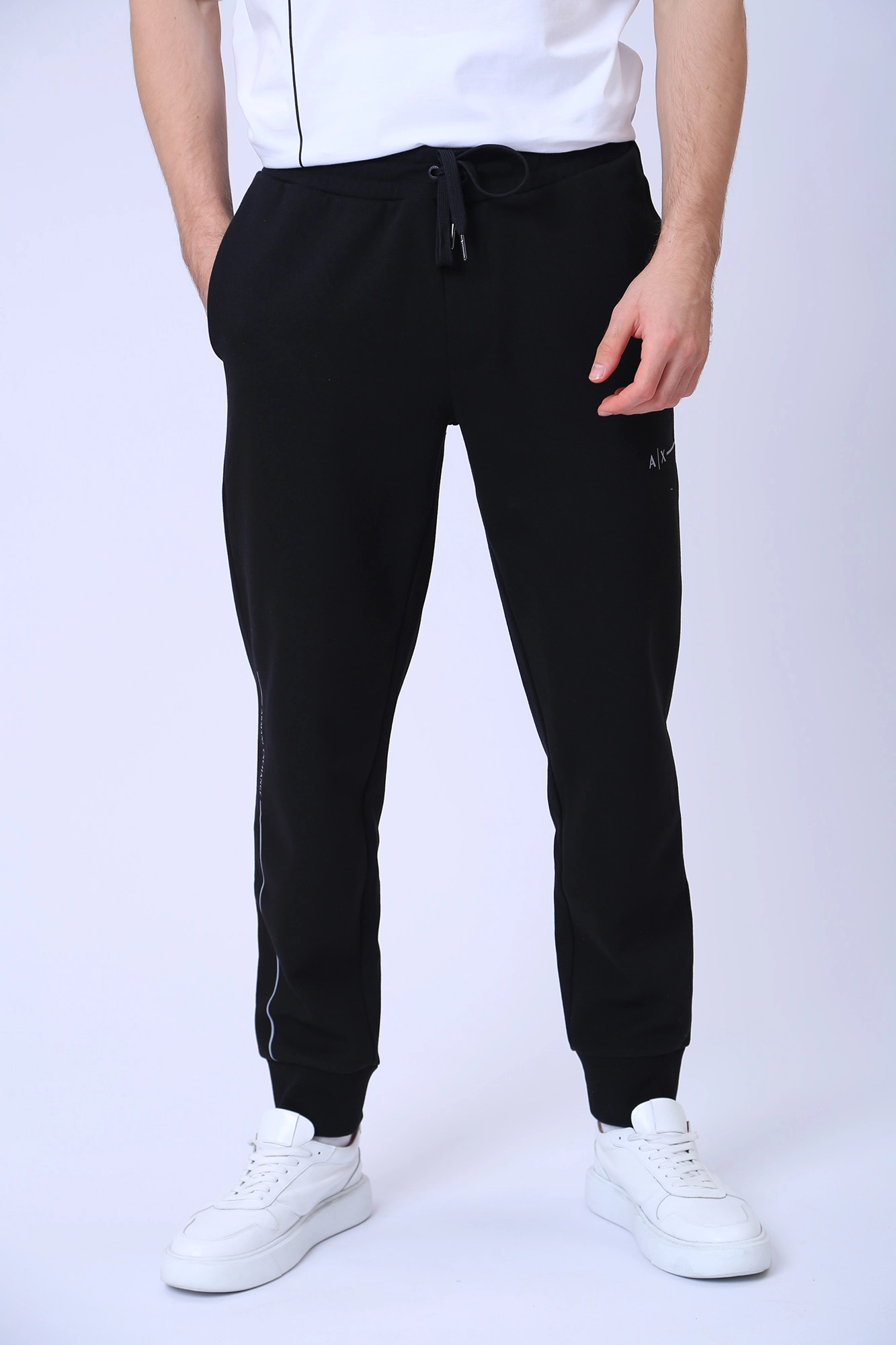 3RZPBB_ZJCAZ Брюки спортивные Armani Exchange Черный