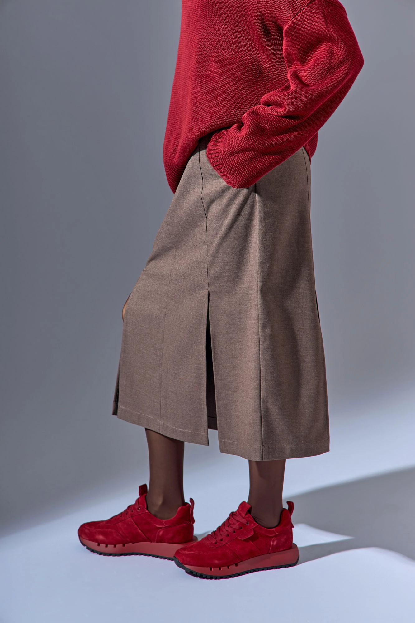 RP-QS390-F209 Кроссовки Red Pin Бордовый