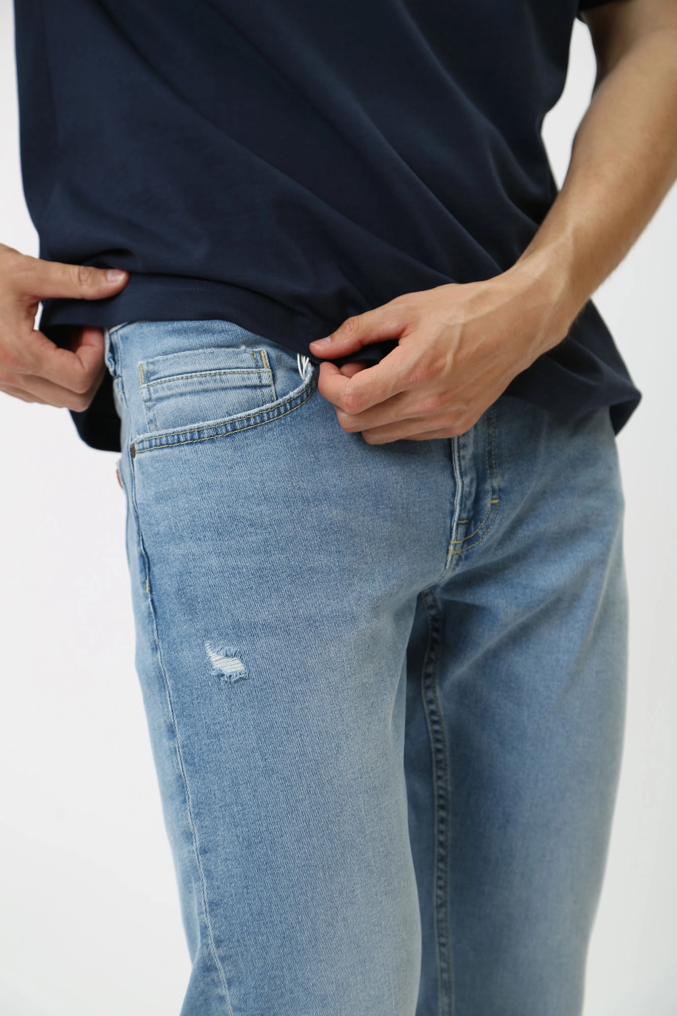 1015125 Джинсы Oregon Slim Mustang Синий