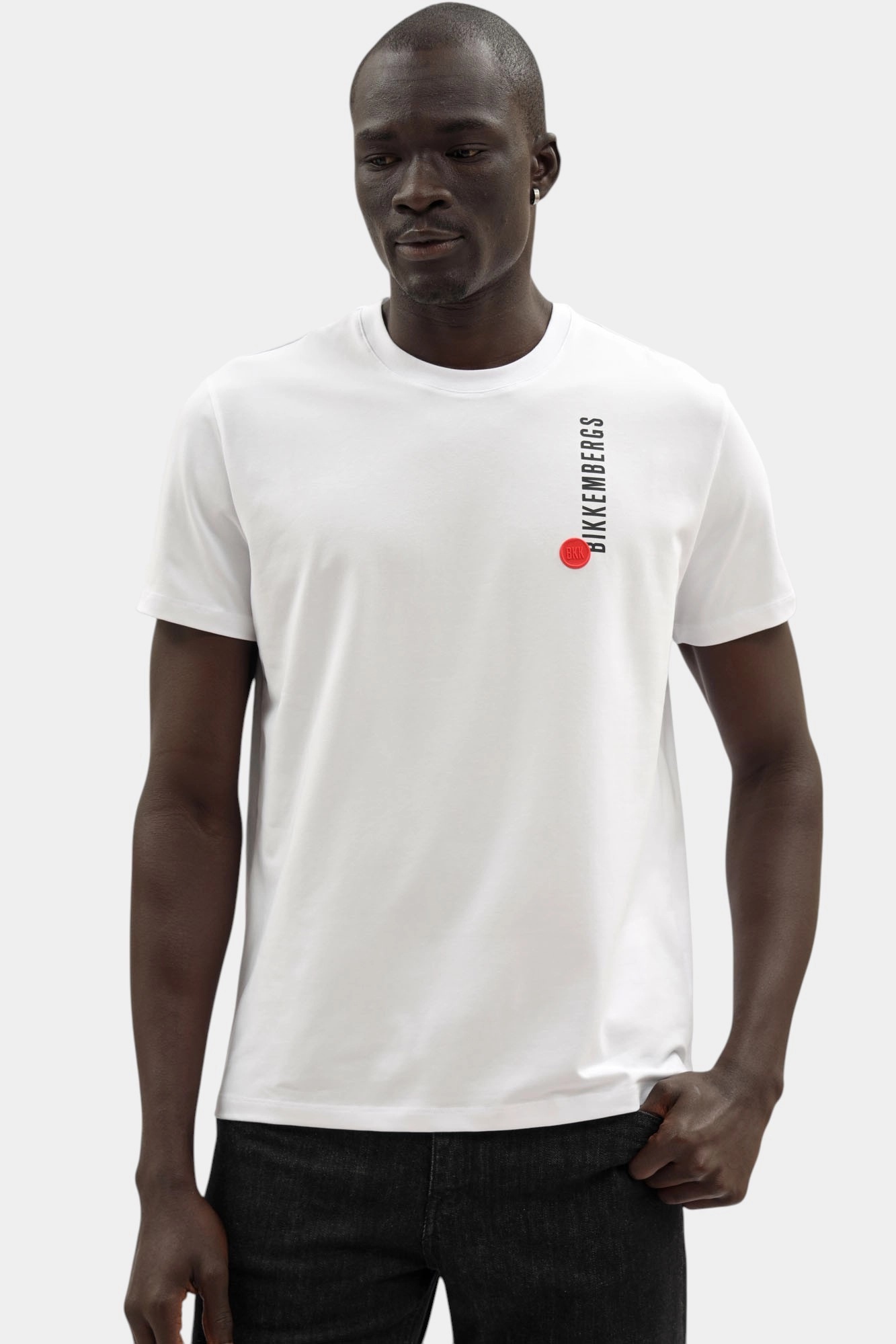 BMT1238 Футболка Bikkembergs Белый