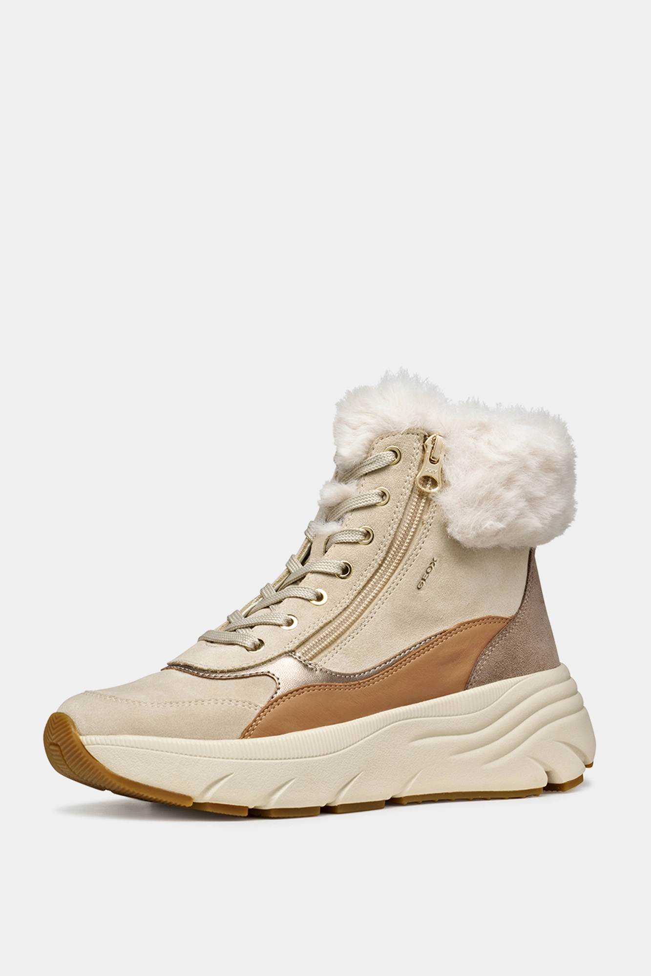 D56UFB02285C Ботинки Geox Бежевый