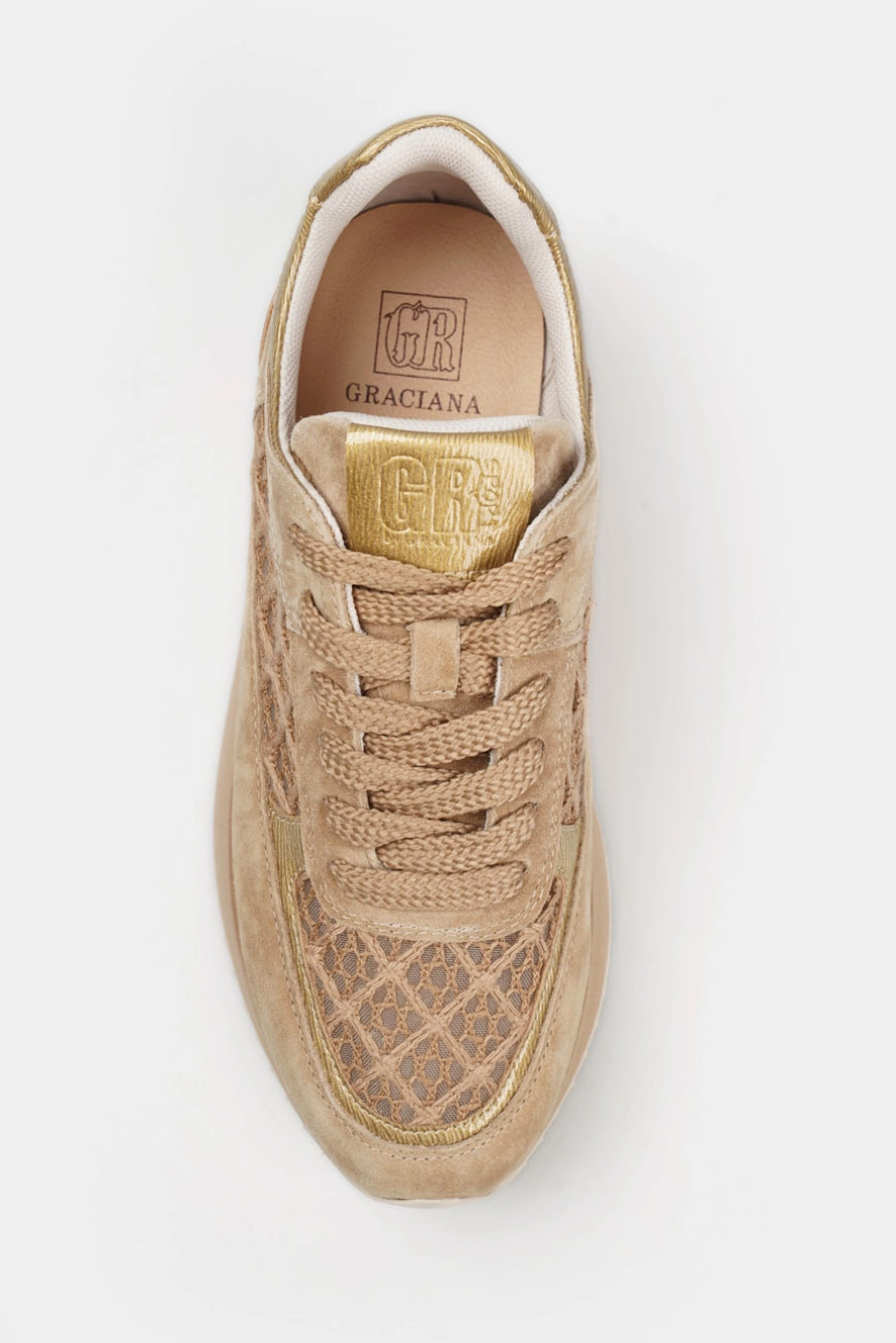 QS638-G207 Кроссовки Graciana Бежевый