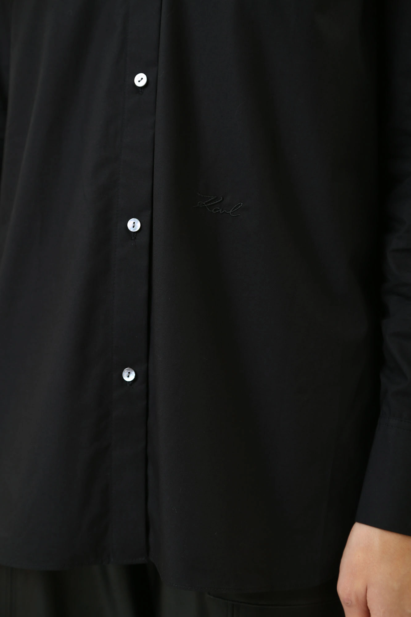 245W1603 рубашка с длинным рукавом karl lagerfeld