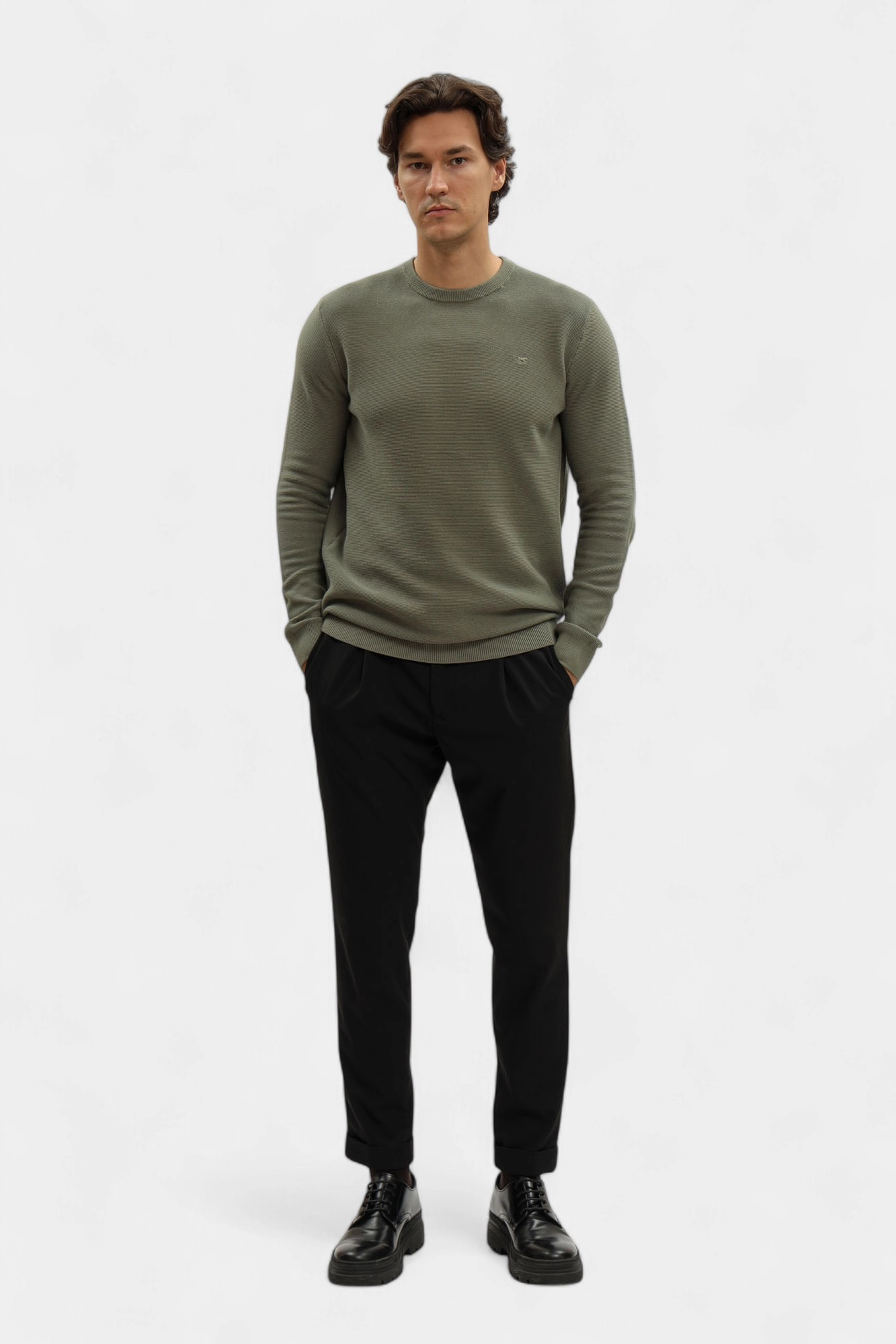 1016844 Джемпер Mustang Зеленый