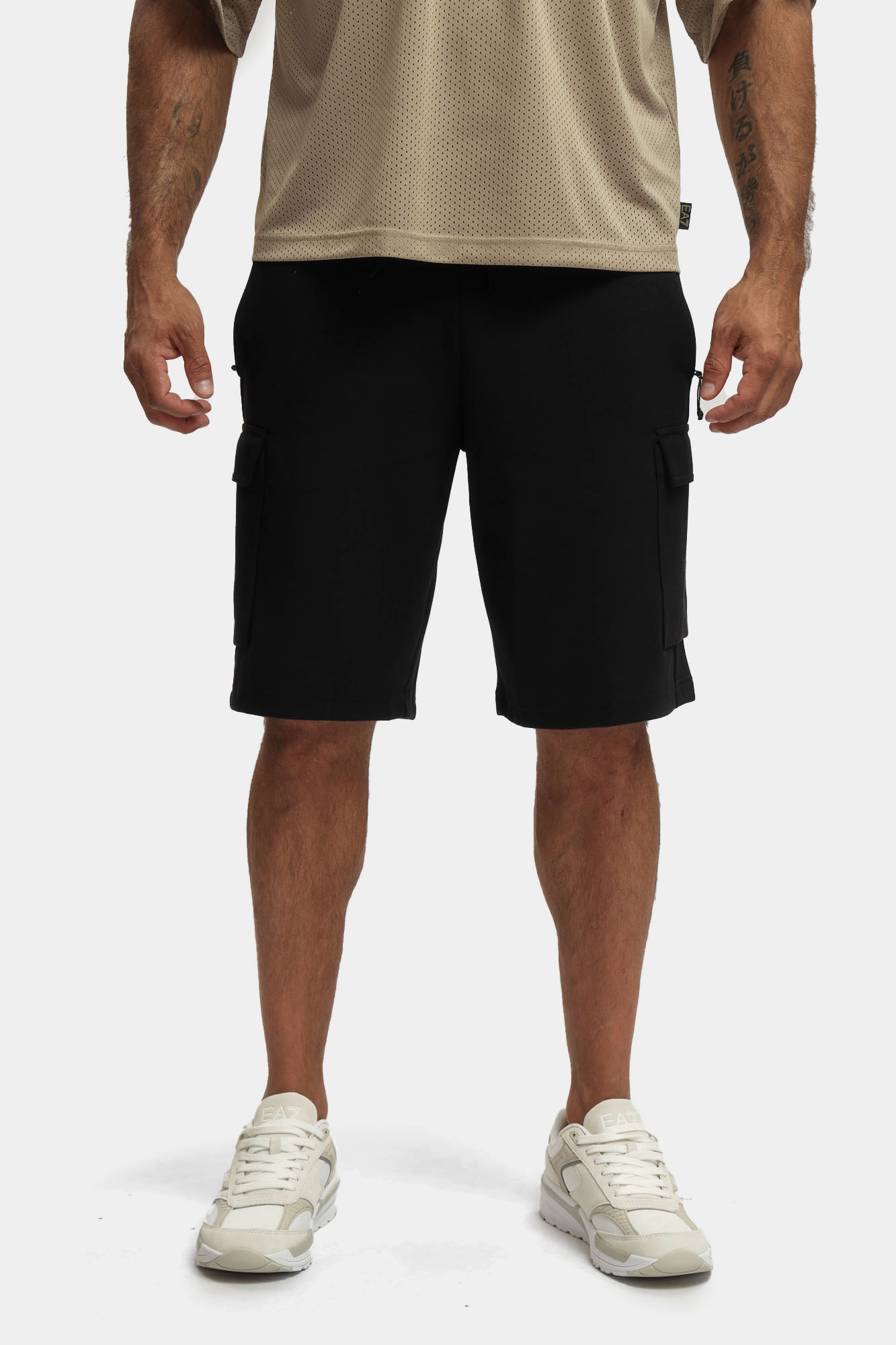 7M000326_AF12660 Шорты трикотажные EA7 Черный