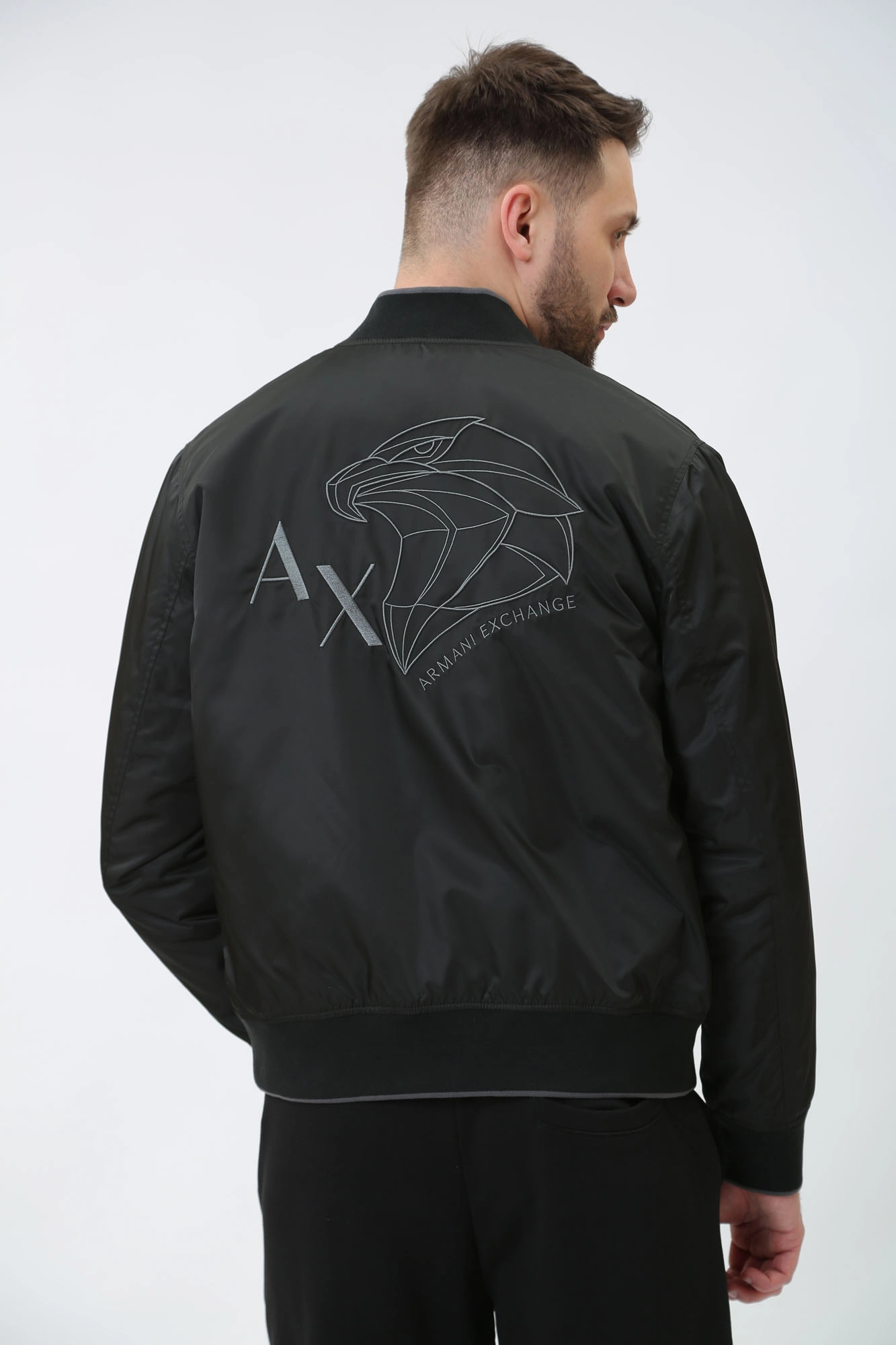3DZB13_ZNJ7Z Бомбер Armani Exchange Черный