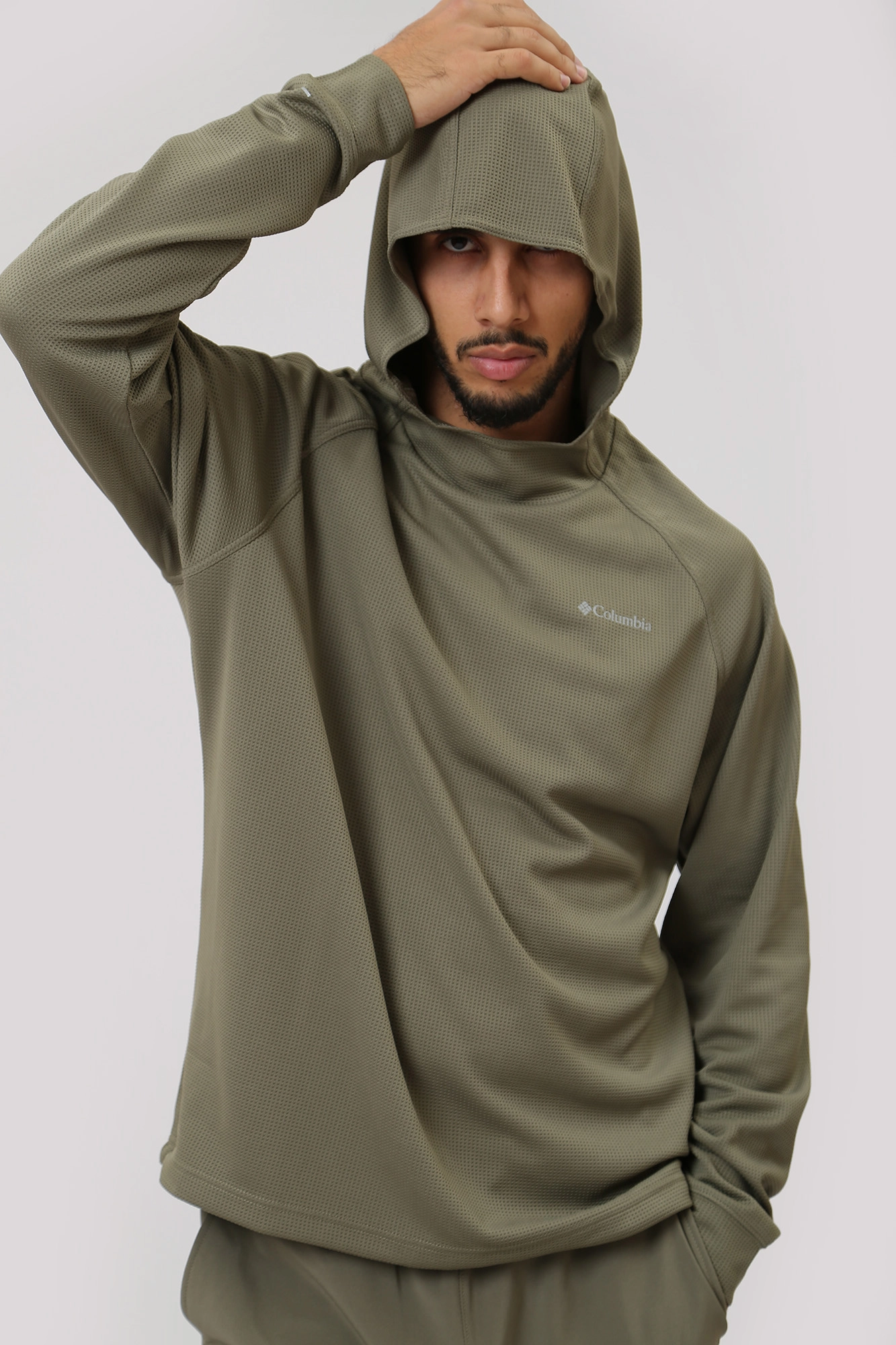 Black Mesa Waffle Knit Hoodie Columbia 2054831 397 Med Online.ru