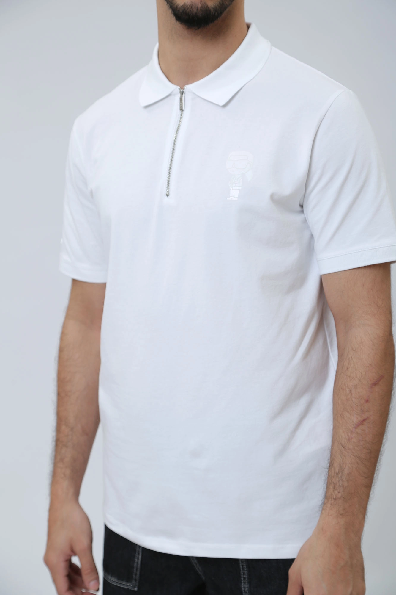 541221_745400 Поло Karl Lagerfeld Белый