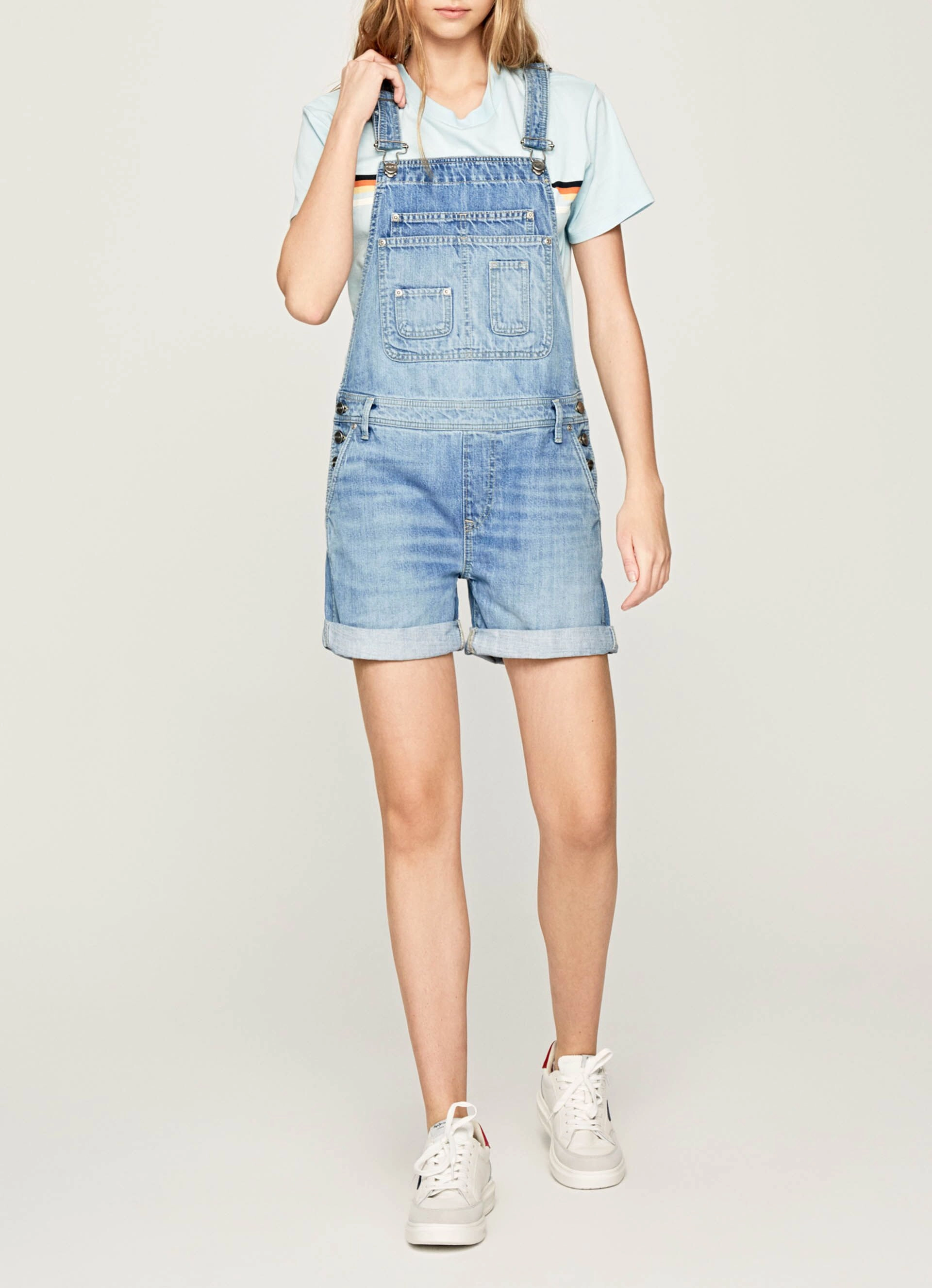 PL230307 полукомбинезон джинсовый pepe jeans 