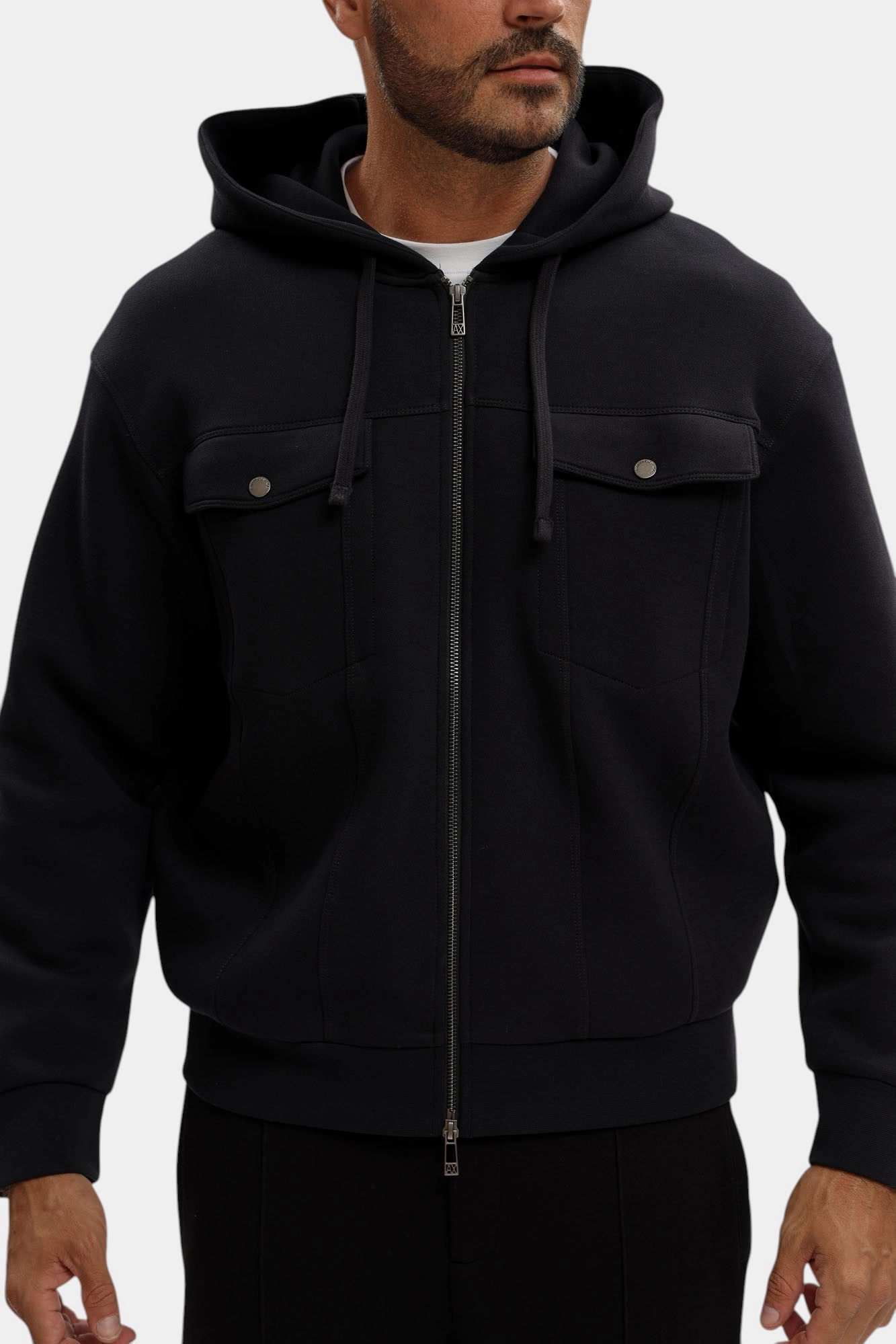 XM000967_AF16222 Толстовка с/к Armani Exchange Синий
