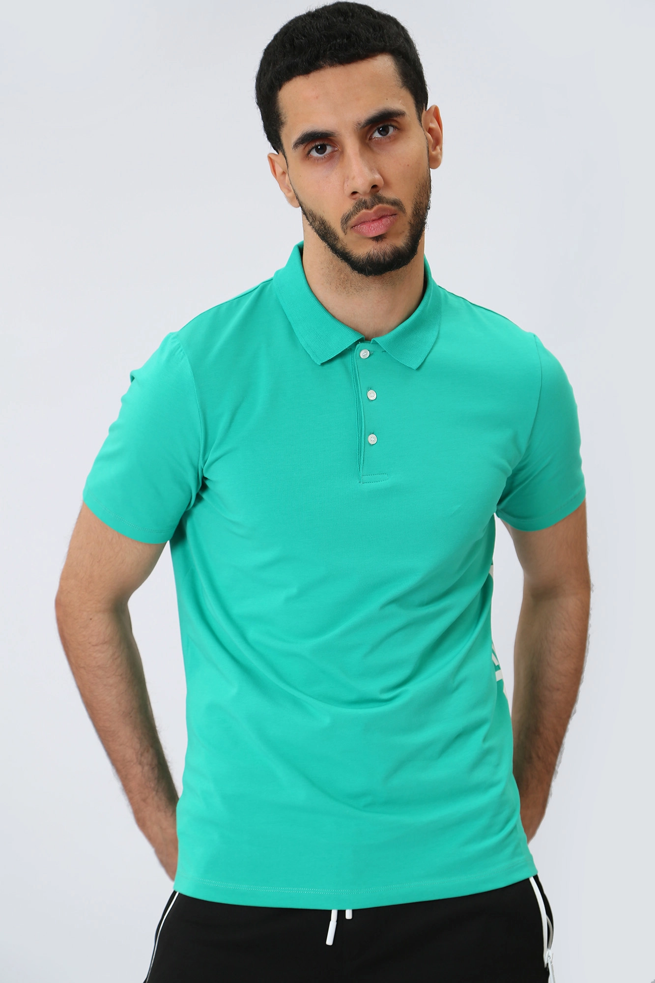 532221_745020 Поло Karl Lagerfeld Зеленый