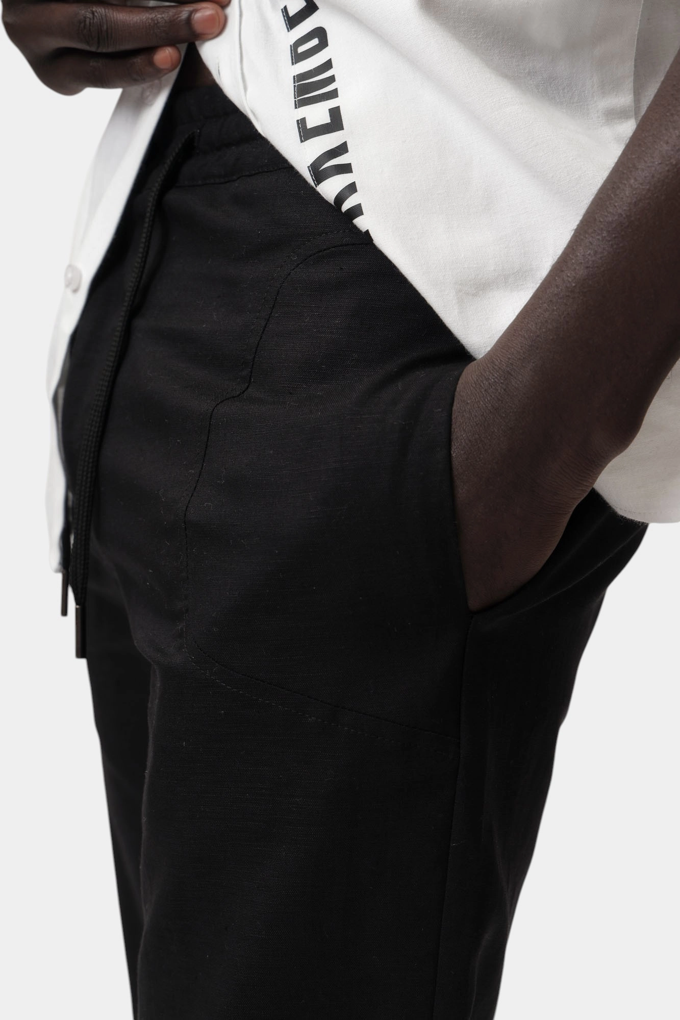 BMP0762L Брюки льняные Bikkembergs Зеленый