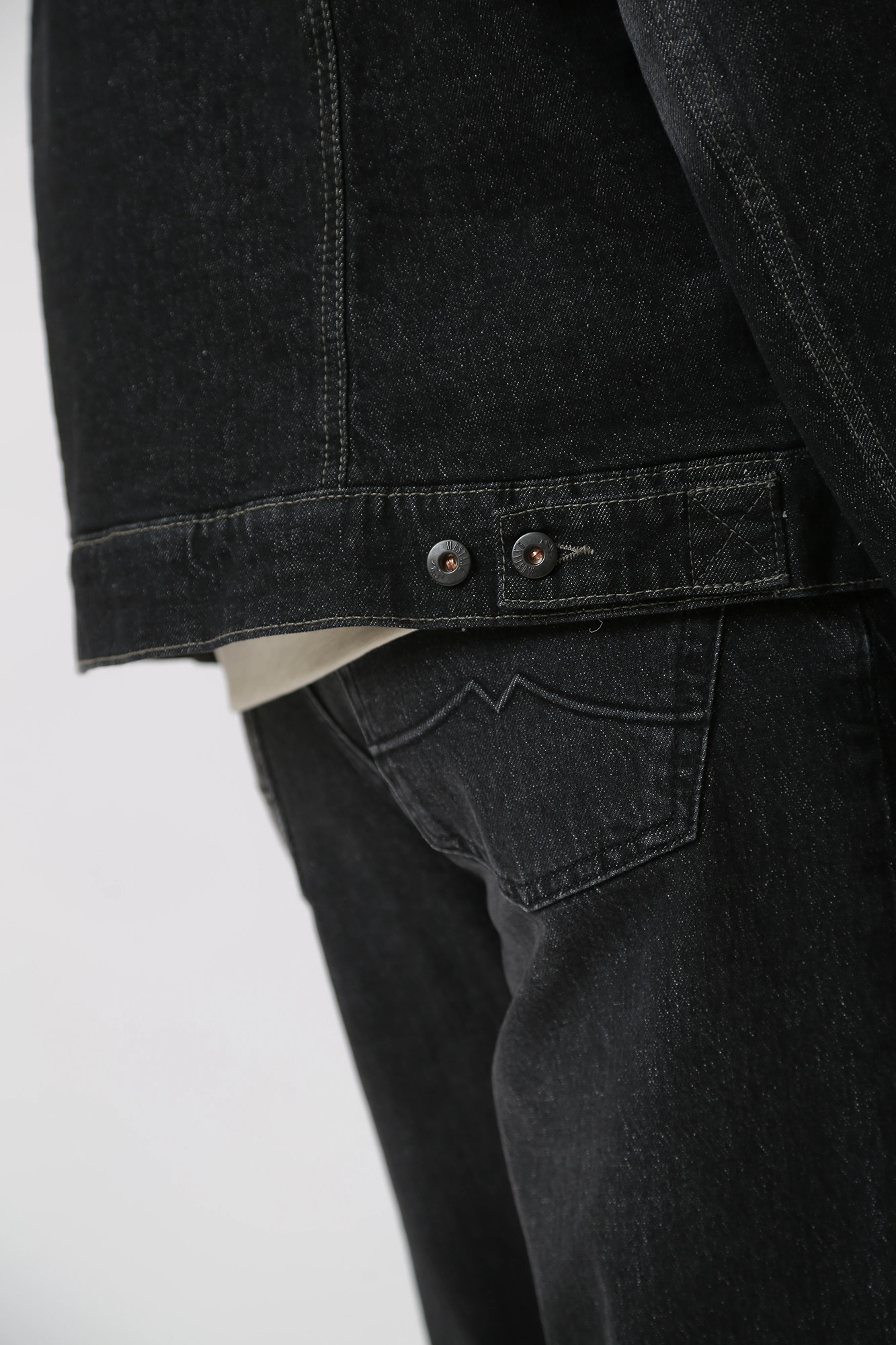 1014619-4000 Куртка джинсовая утепленная Mustang Черный