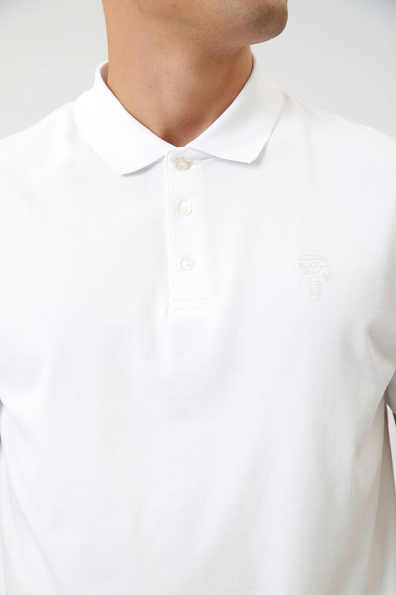 534232_745028 Поло Karl Lagerfeld Белый