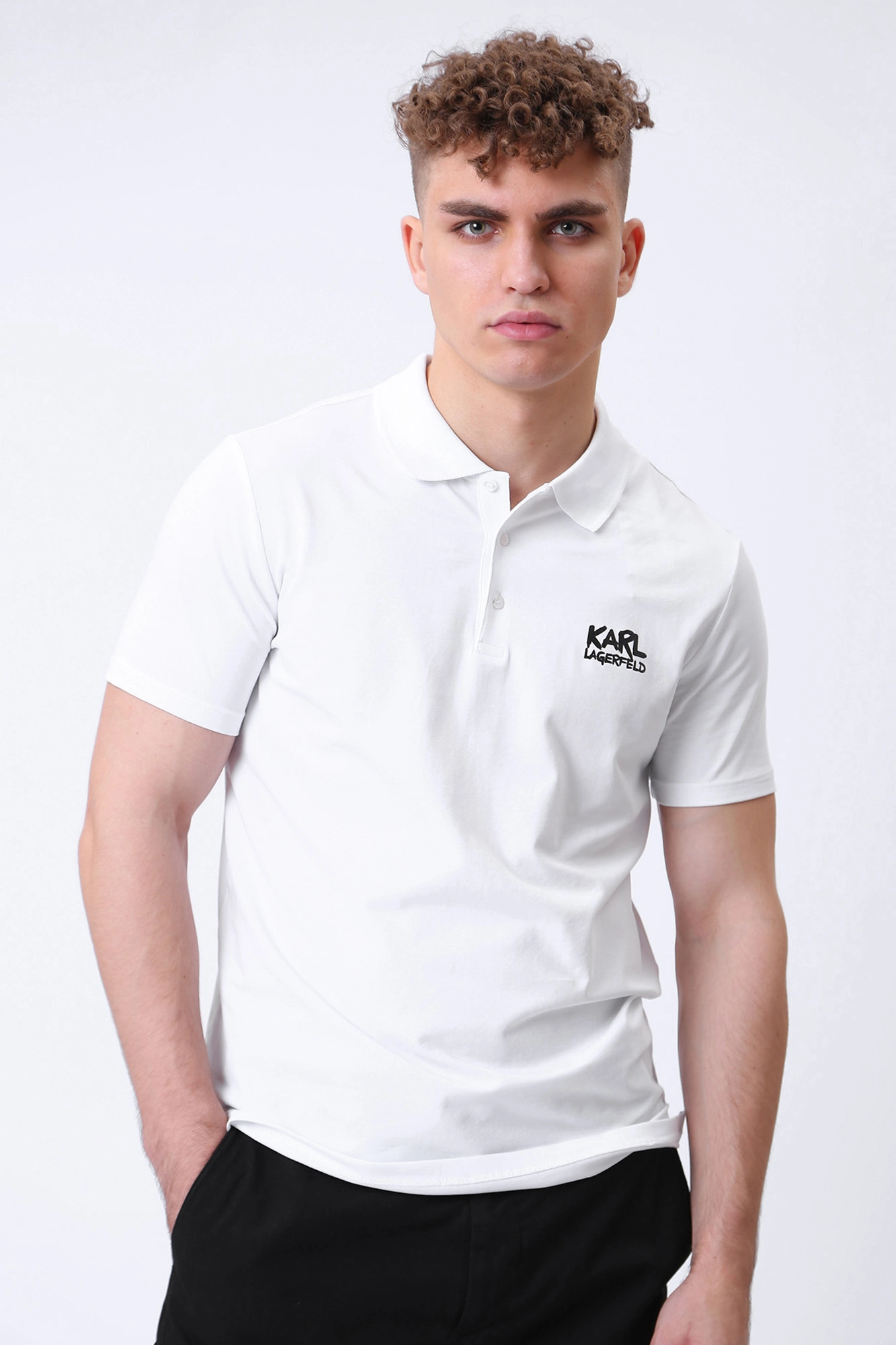 531221_745082 Поло  Karl Lagerfeld Белый