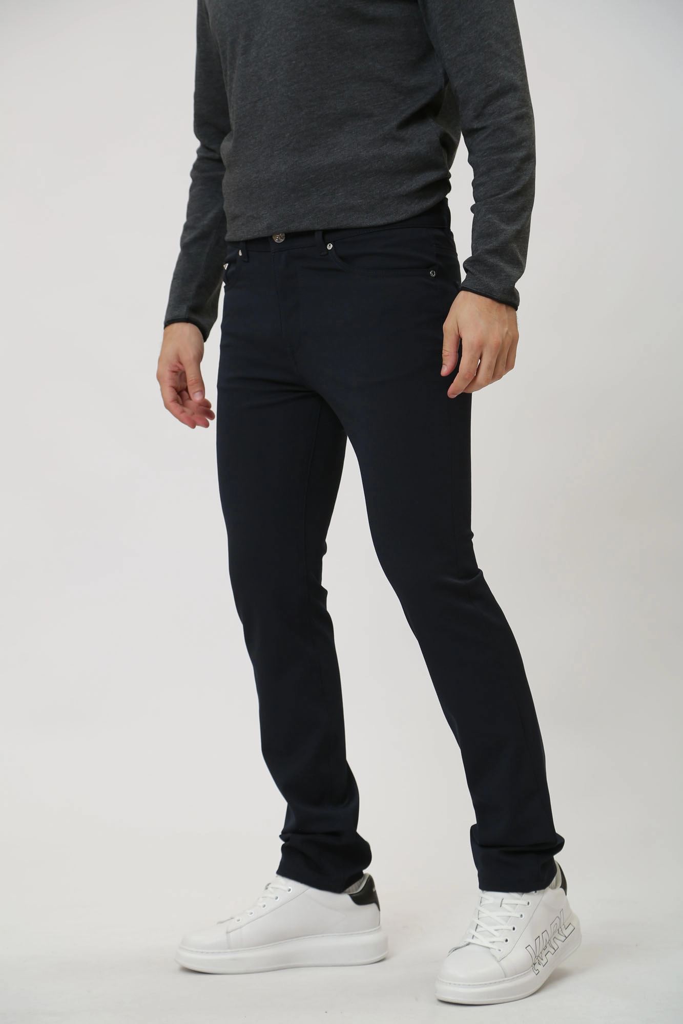 534815_265840 Брюки 5-карманные Karl Lagerfeld Синий