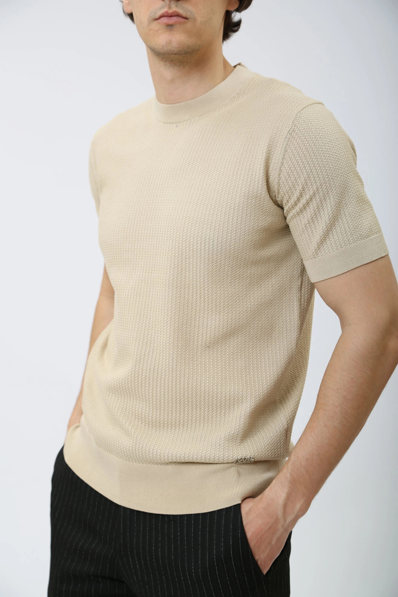 542307_655041 Футболка трикотажная Karl Lagerfeld Бежевый