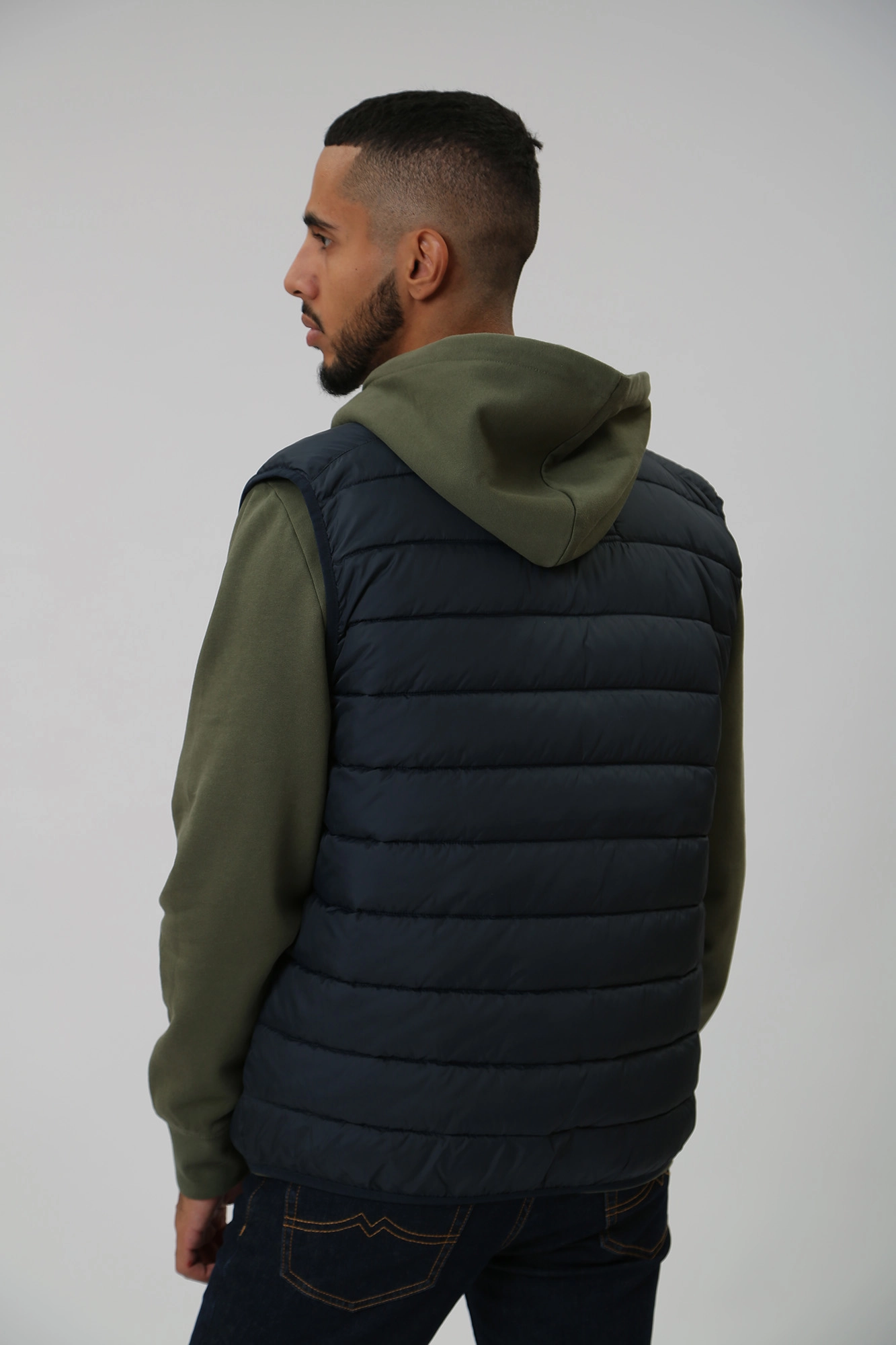 1014169 Жилет утепленный Mustang Синий