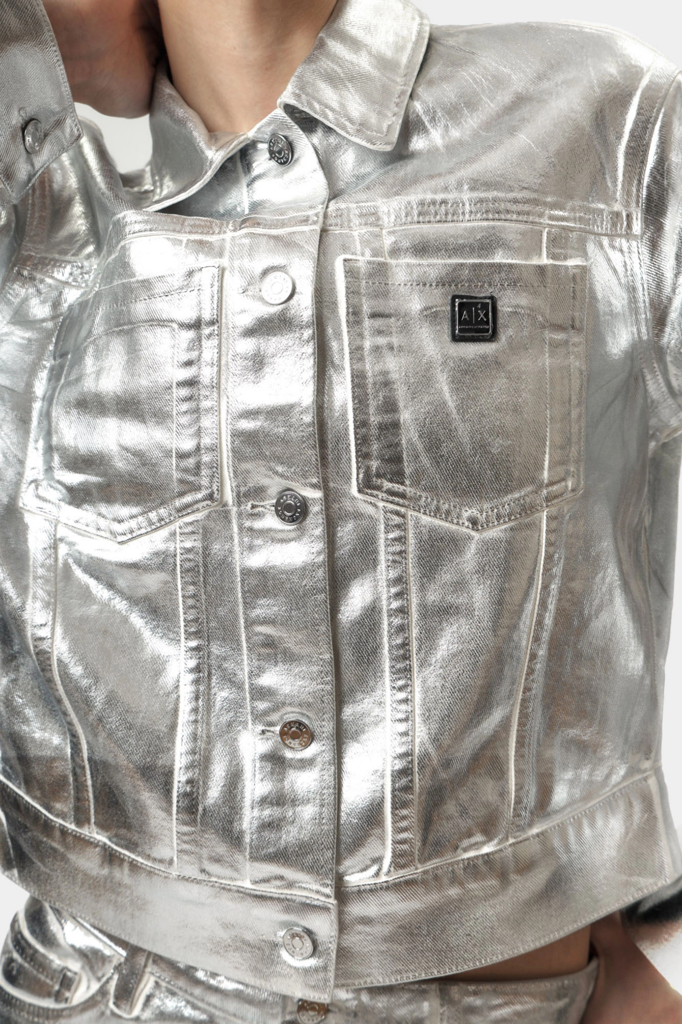 XW000098_AF10836 куртка кожаная armani exchange 