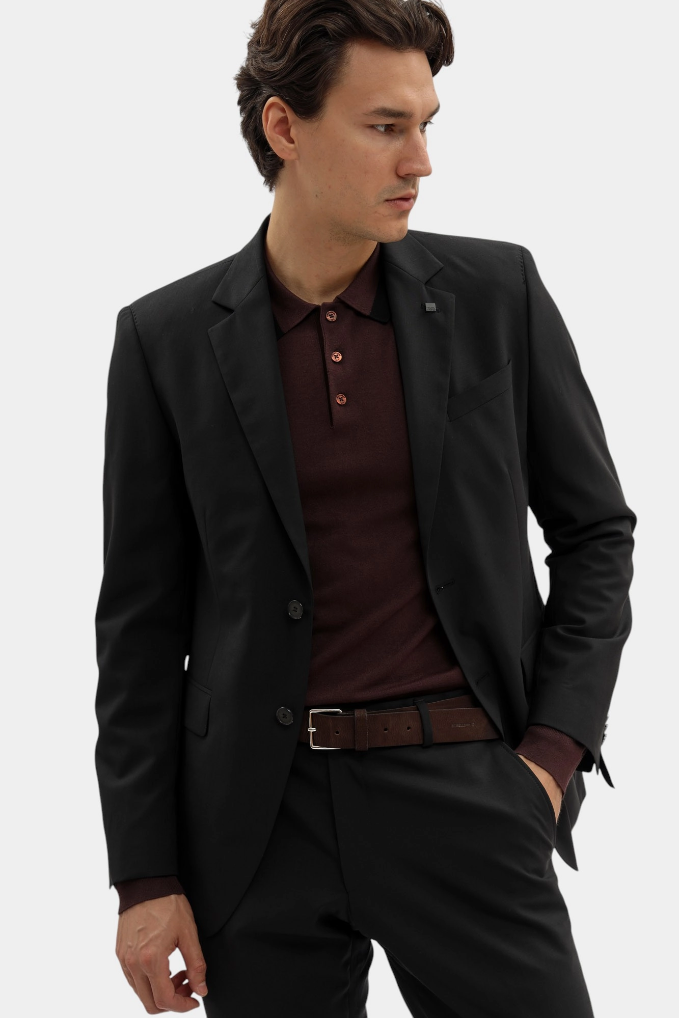 500099_155200 Пиджак классический Karl Lagerfeld Черный