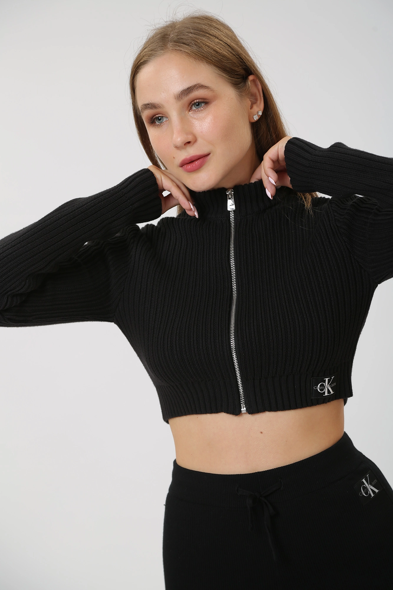 Calvin klein crop sweater online