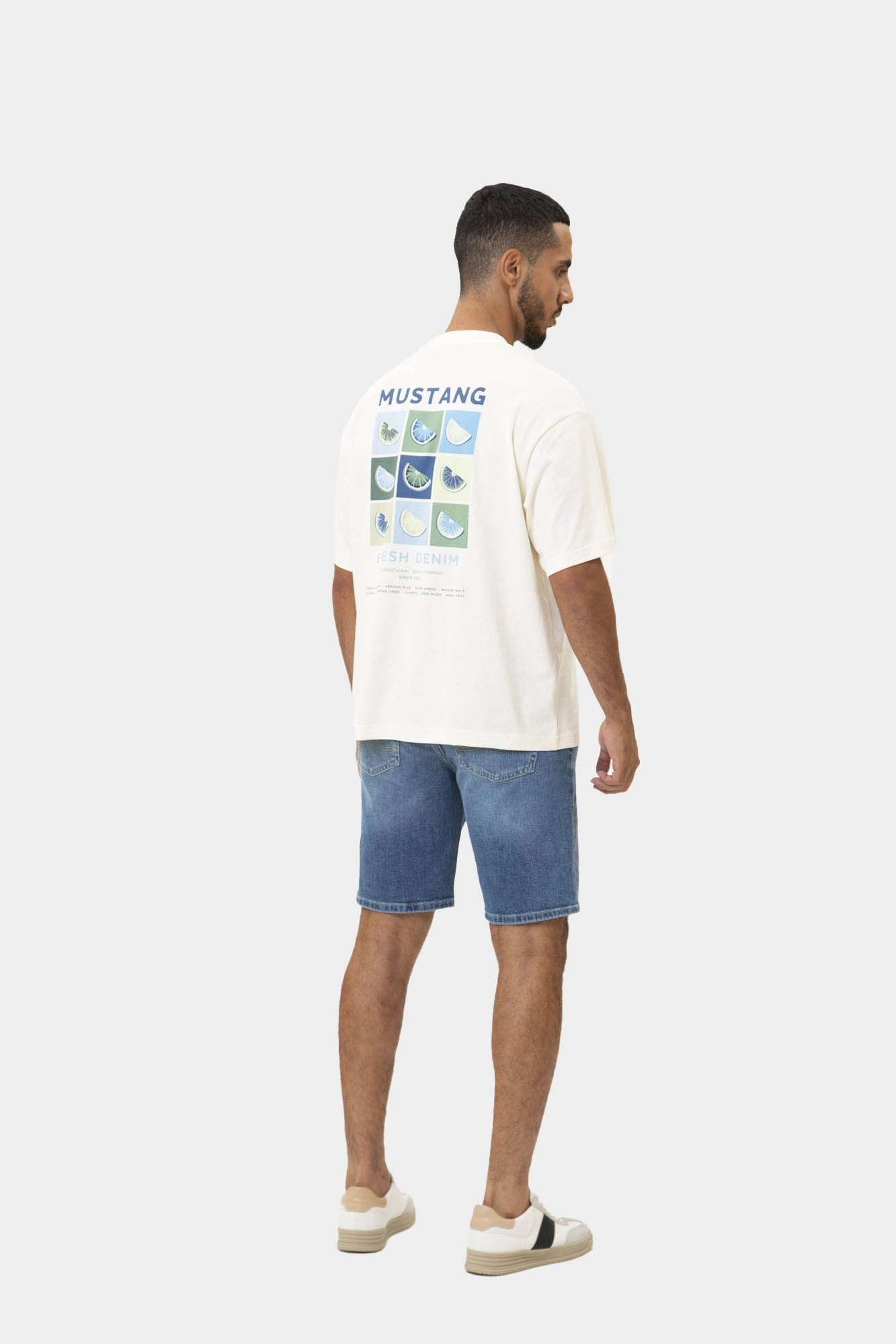 1015152-5000 Шорты джинсовые Mustang Синий