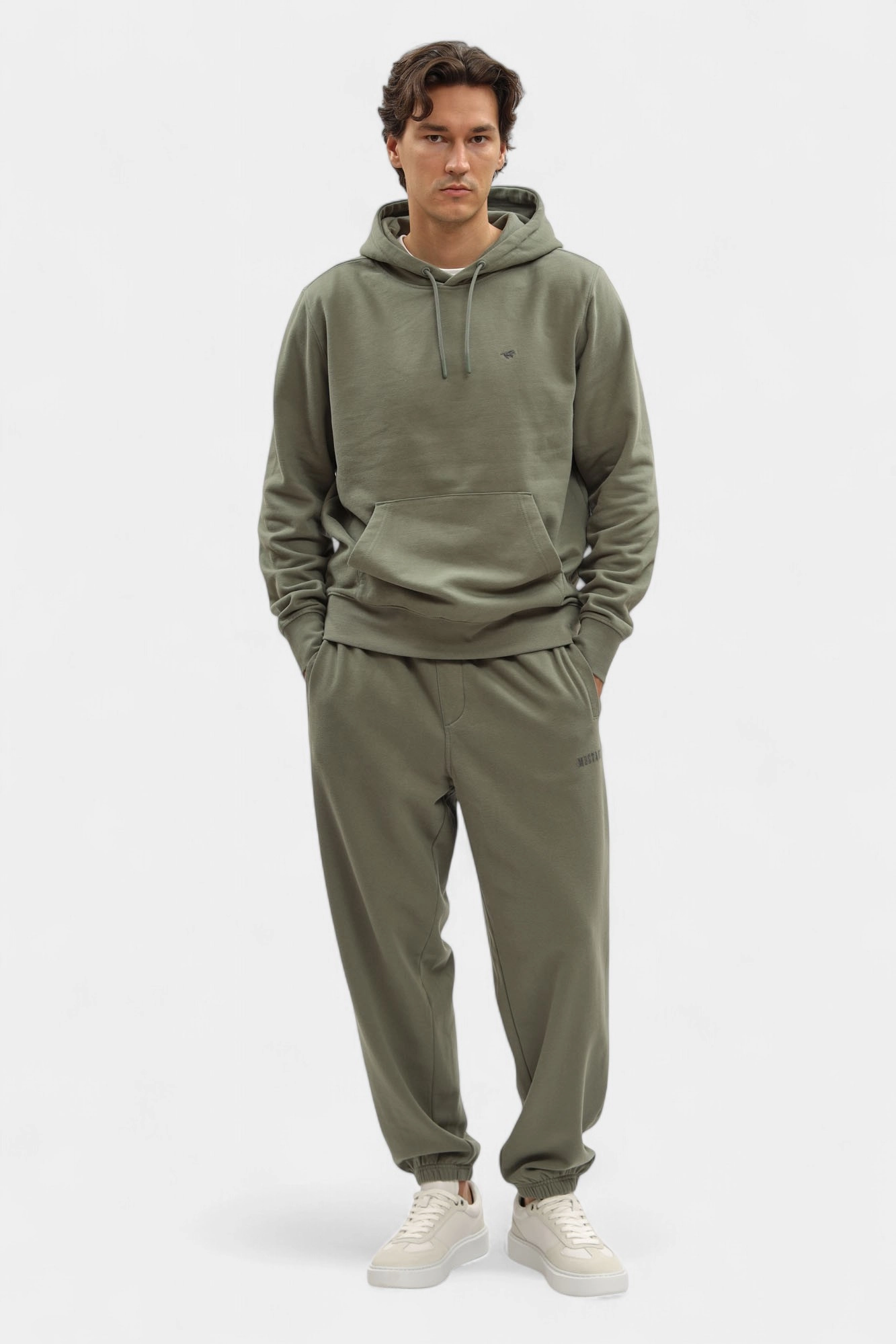 1016966 Худи Mustang Зеленый