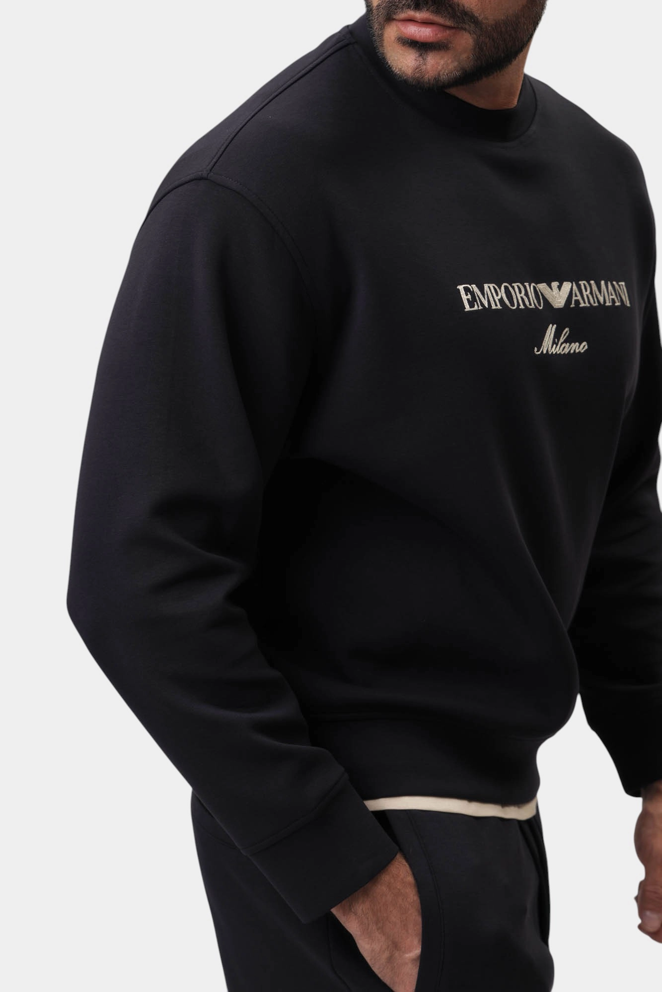 EM001052_AF10013 Свитшот Emporio Armani Синий