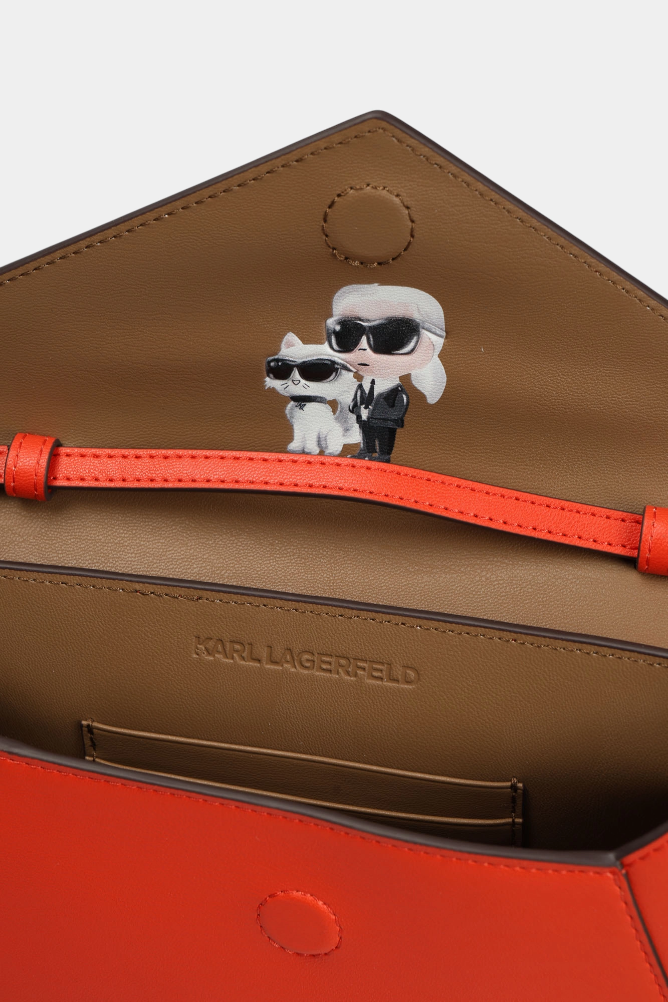 B1W32001 Сумкa Karl Lagerfeld Оранжевый