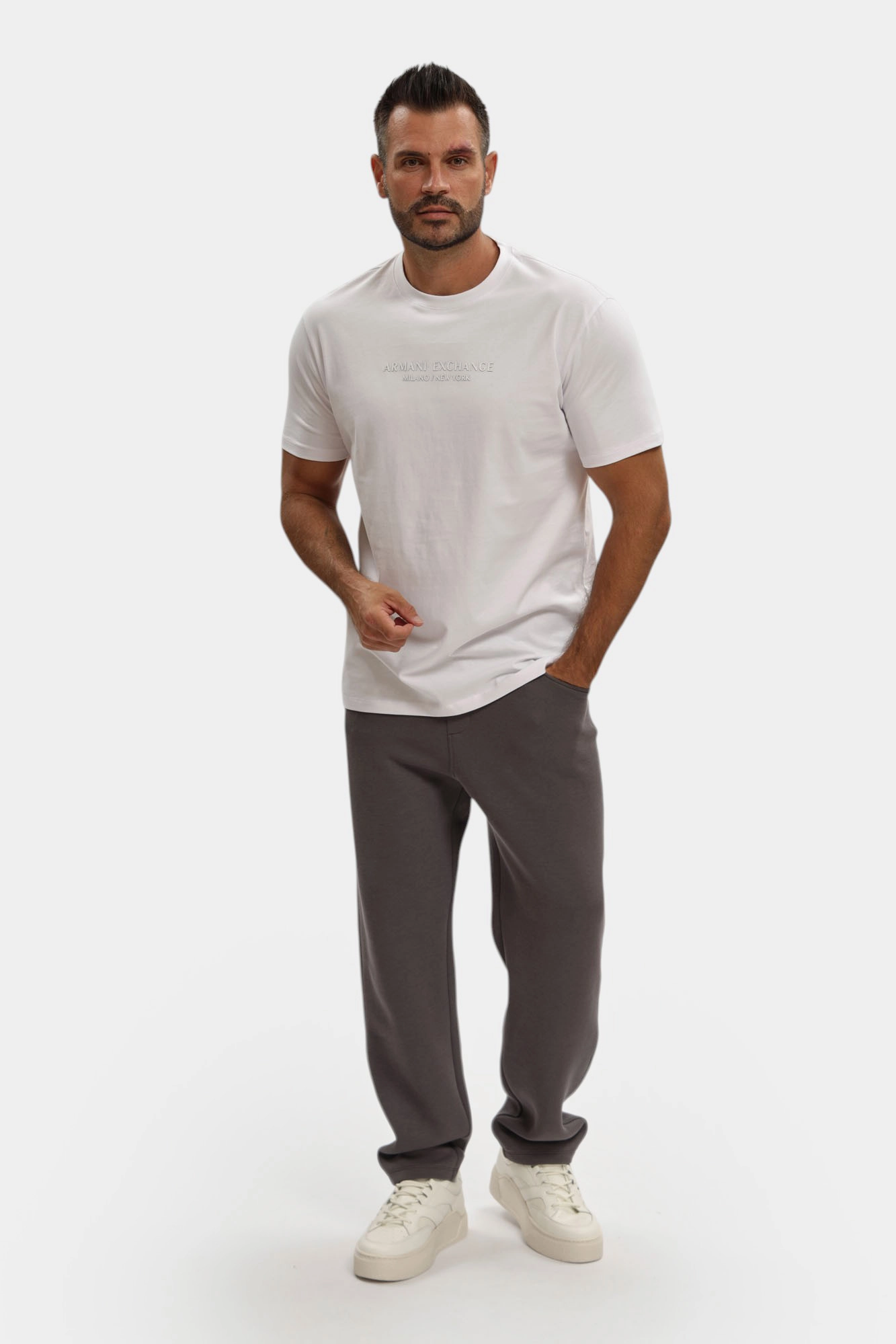 XM001280_AF10361 Футболка Armani Exchange Белый