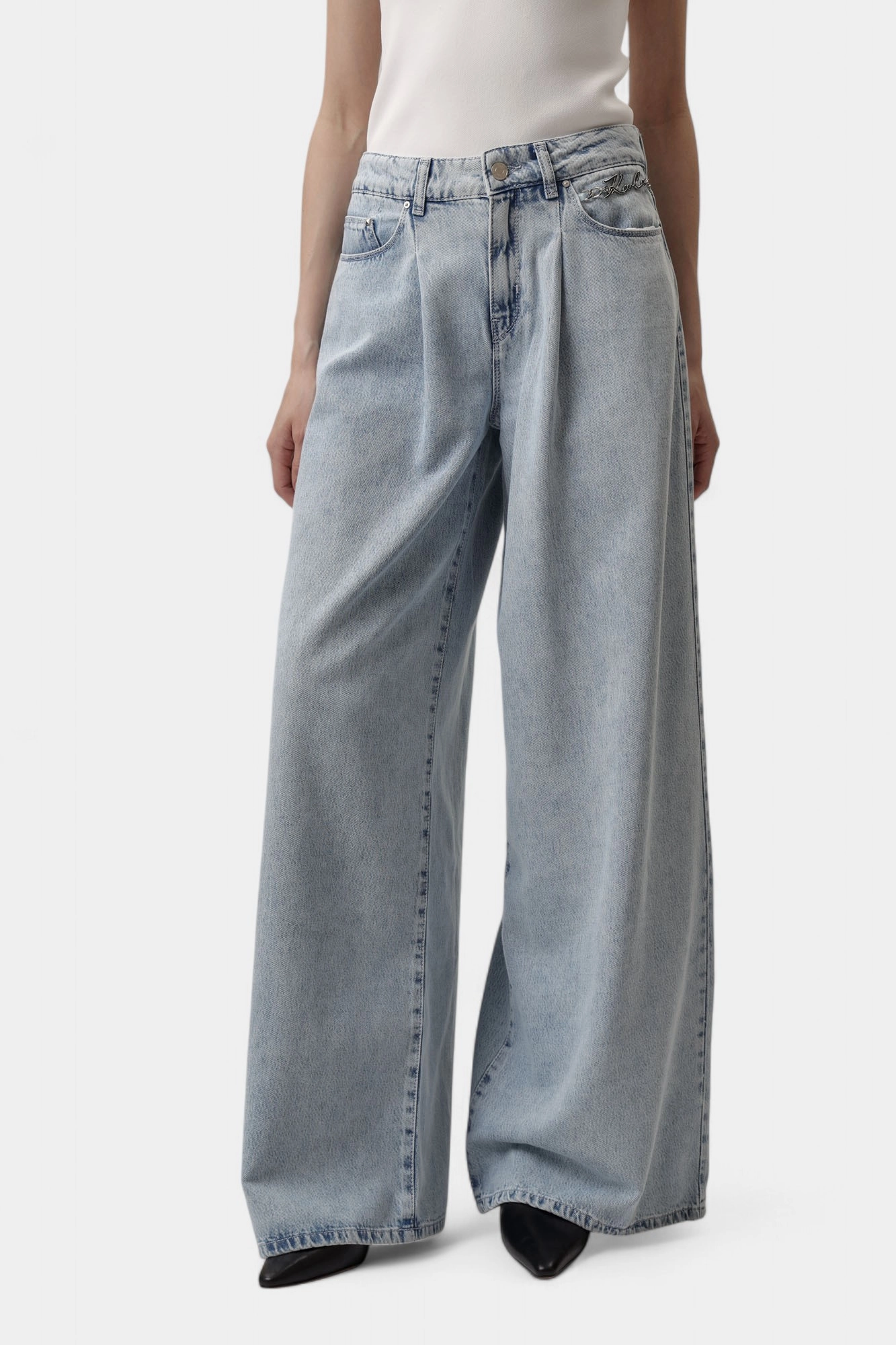 A2W10112 джинсы широкие karl lagerfeld 