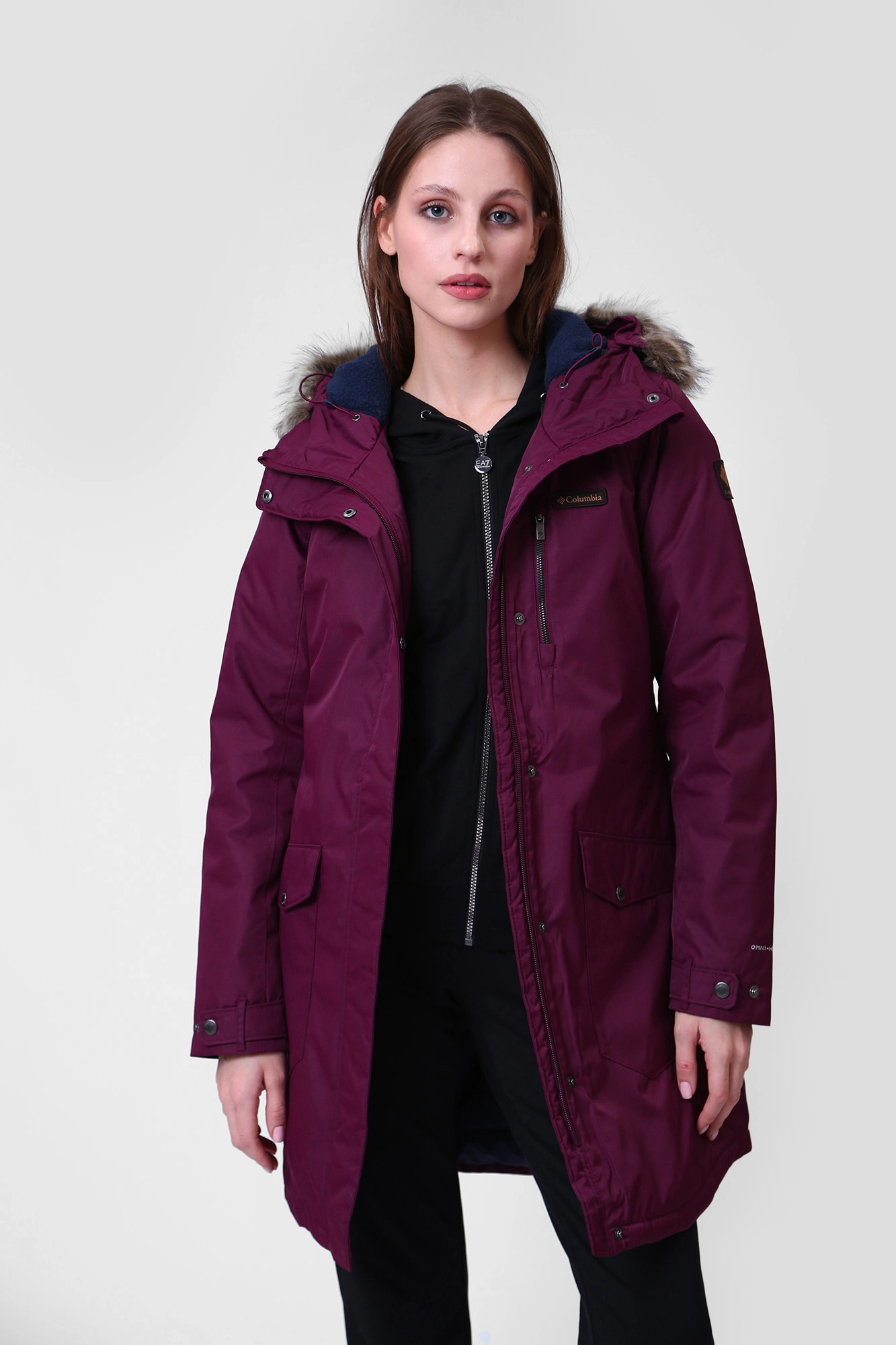 1799751 куртка suttle mountain™ long insulated jacket columbia 