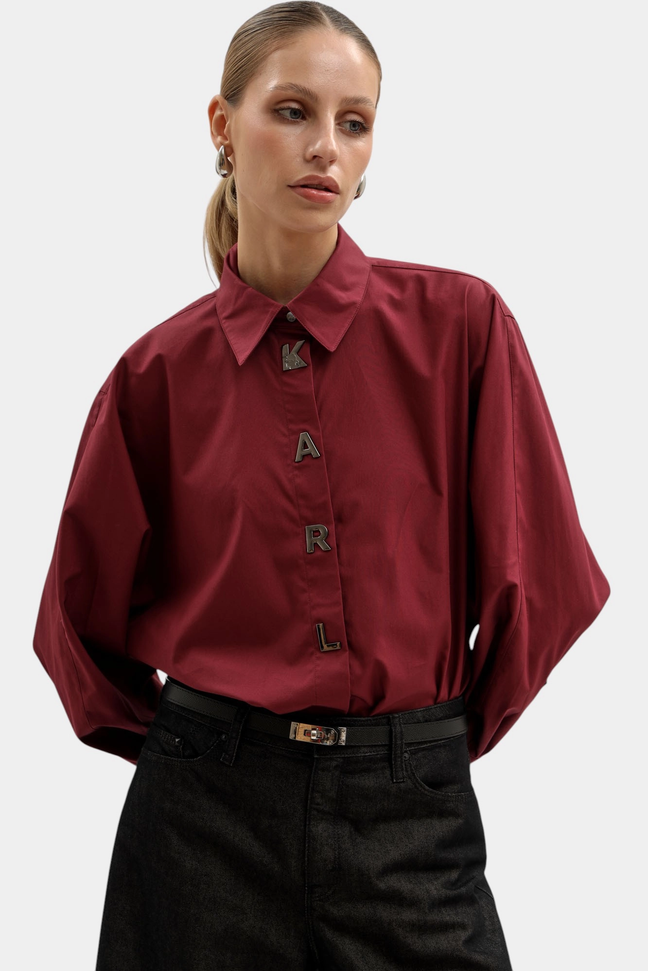 A4W11022 блуза karl lagerfeld