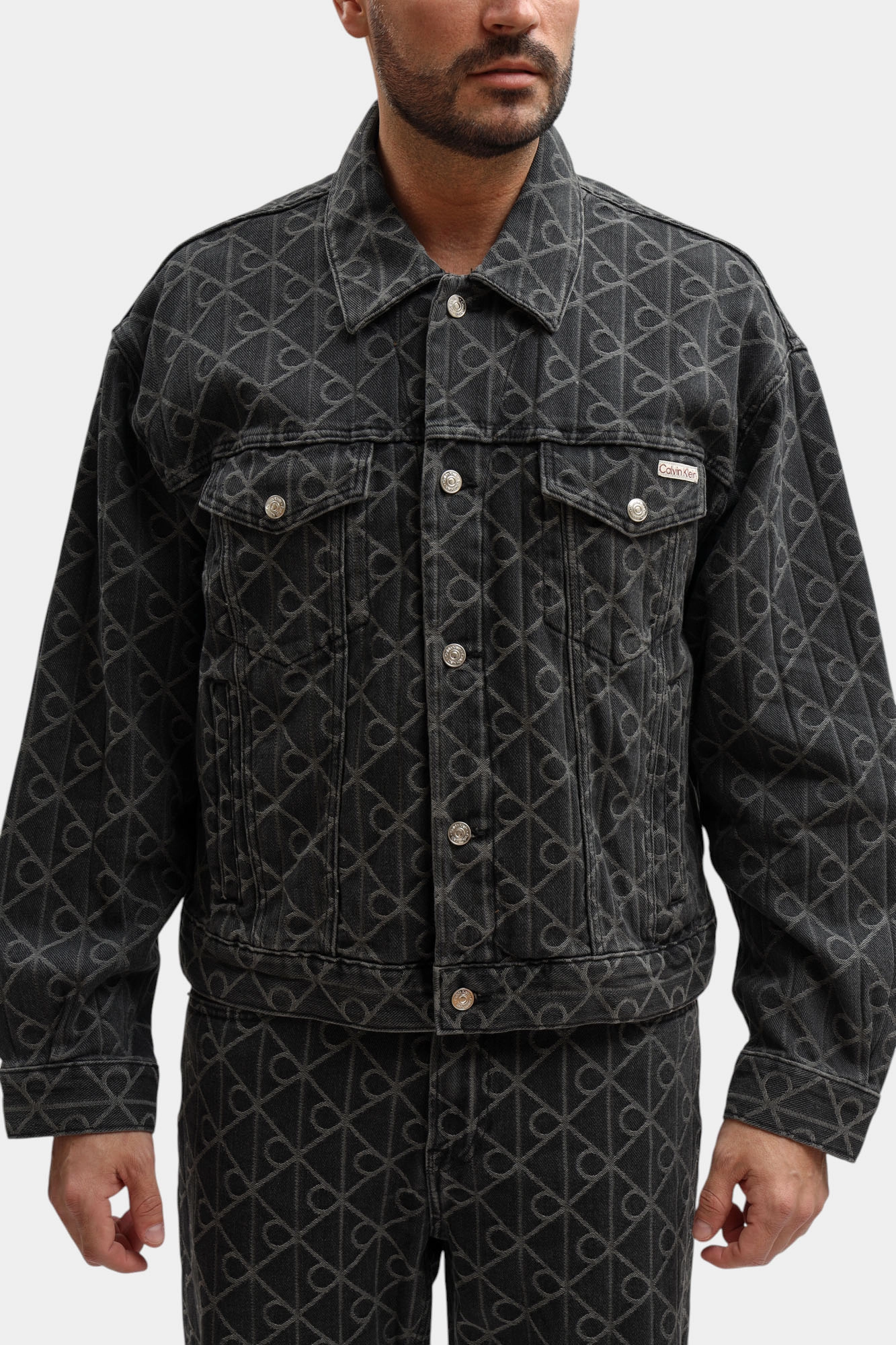 LV04RE773G Куртка джинсовая Calvin Klein Jeans Черный