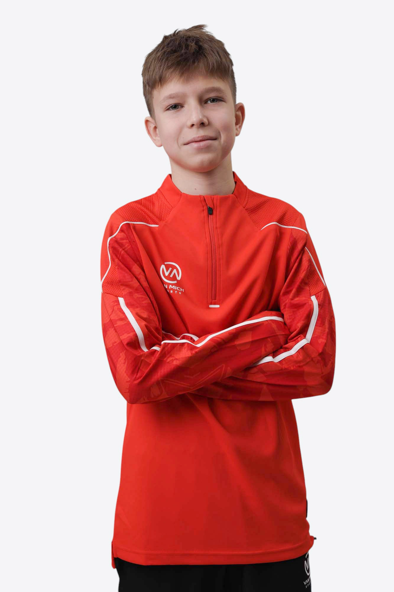 INDJ4904 Джемпер тренировочный Van Mich Sports Красный