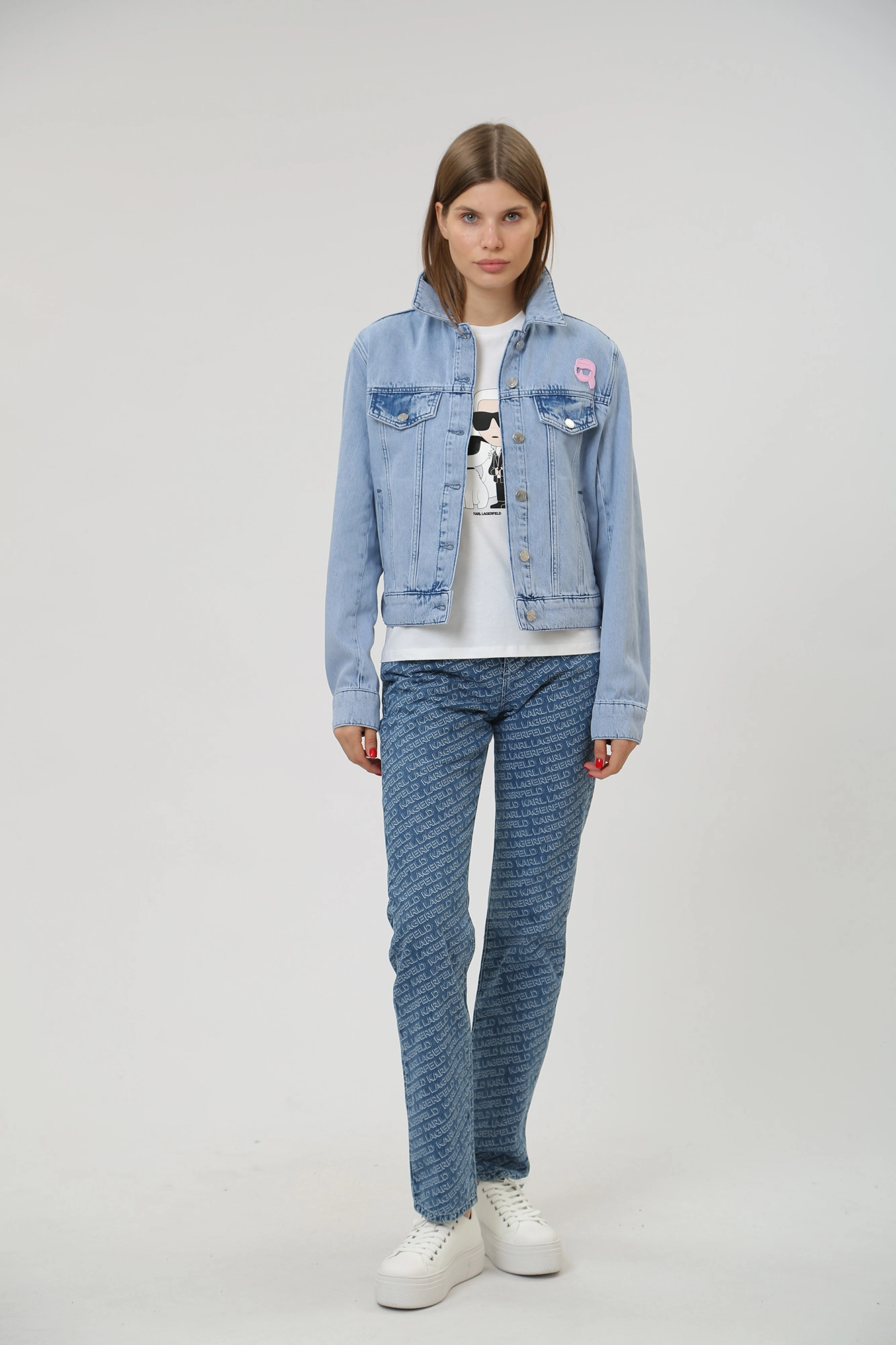 231W1180 джинсы karl lagerfeld 