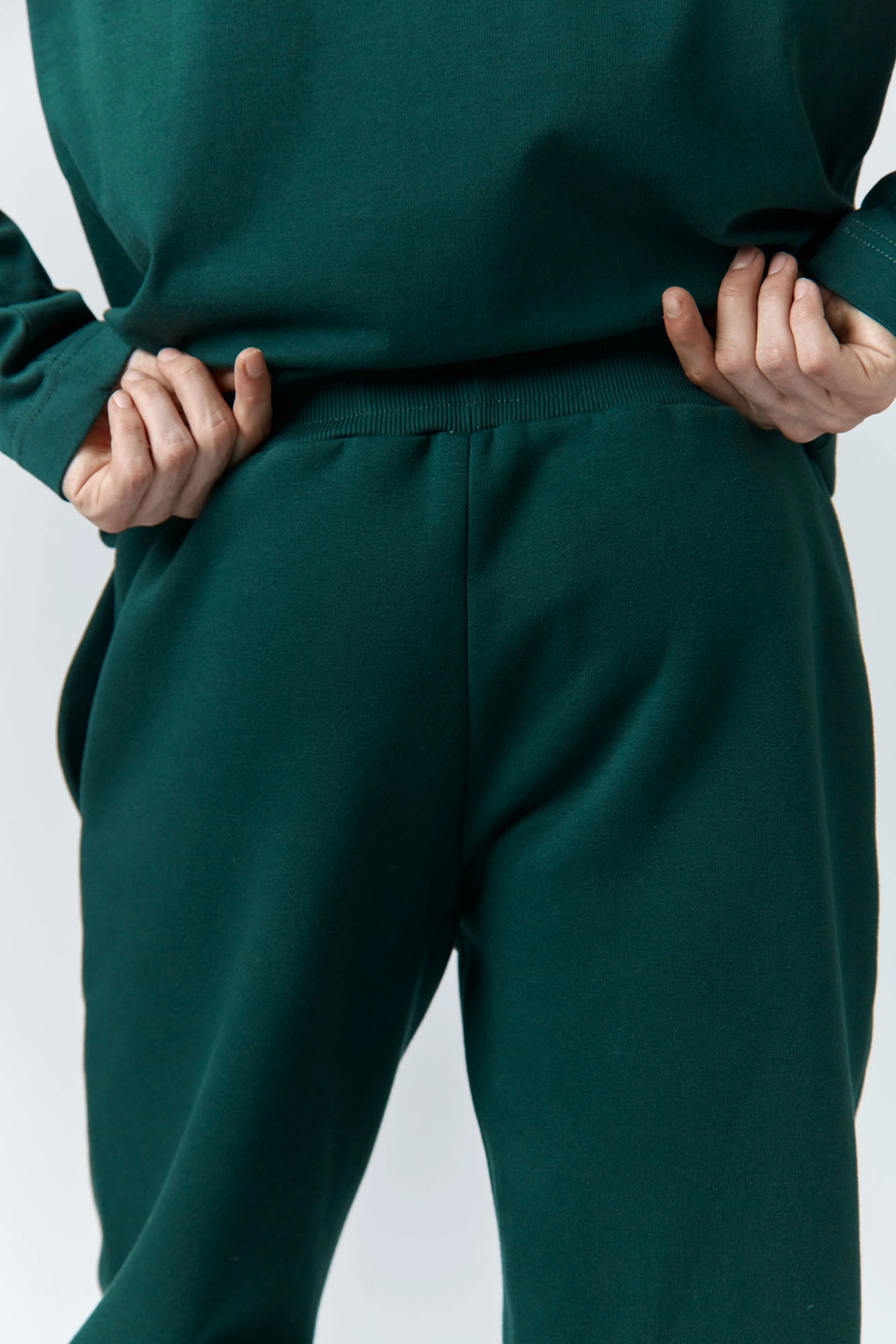 M-242-P-22-0041 Брюки спортивные The Hills Зеленый