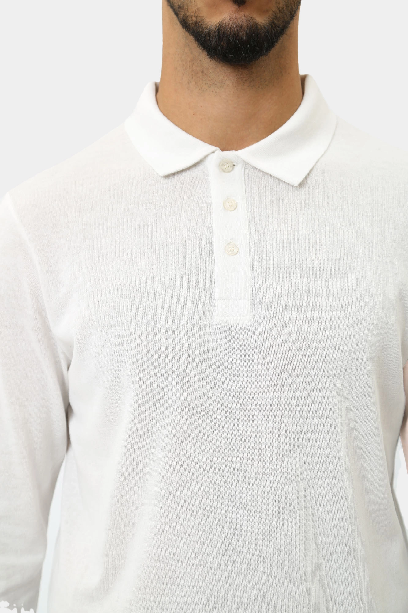 30042482_10008529 Поло с длинным рукавом Strellson Серый