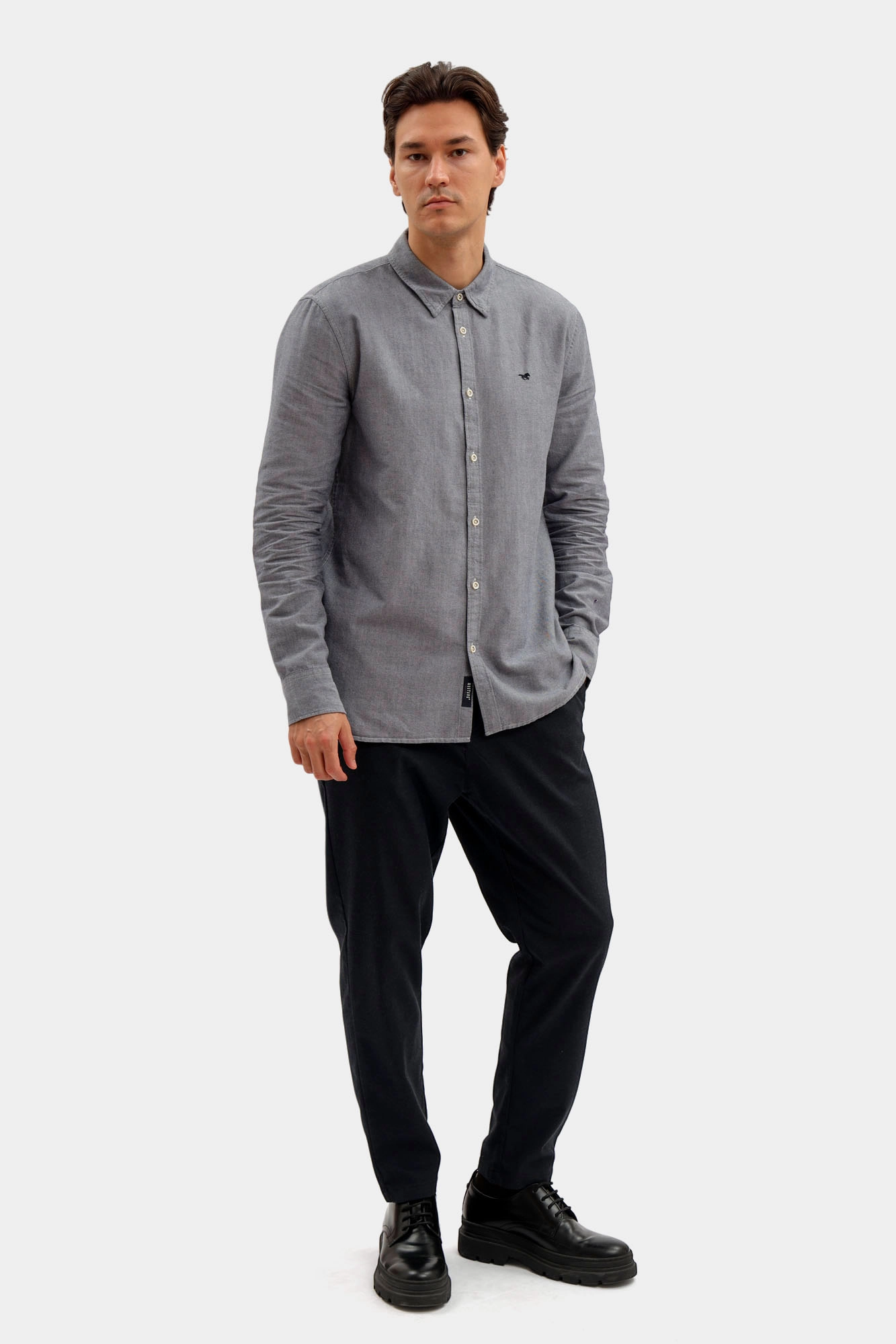 1016952 Рубашка Mustang Синий