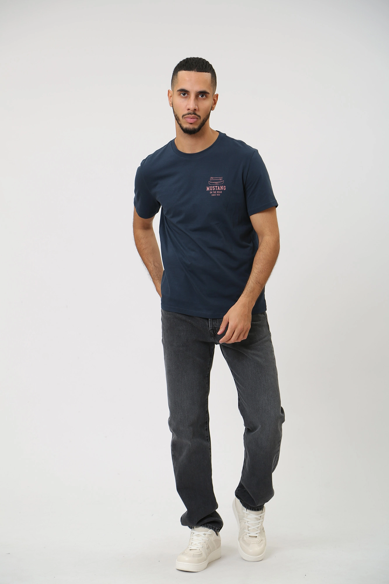 1014102 Футболка Mustang Синий