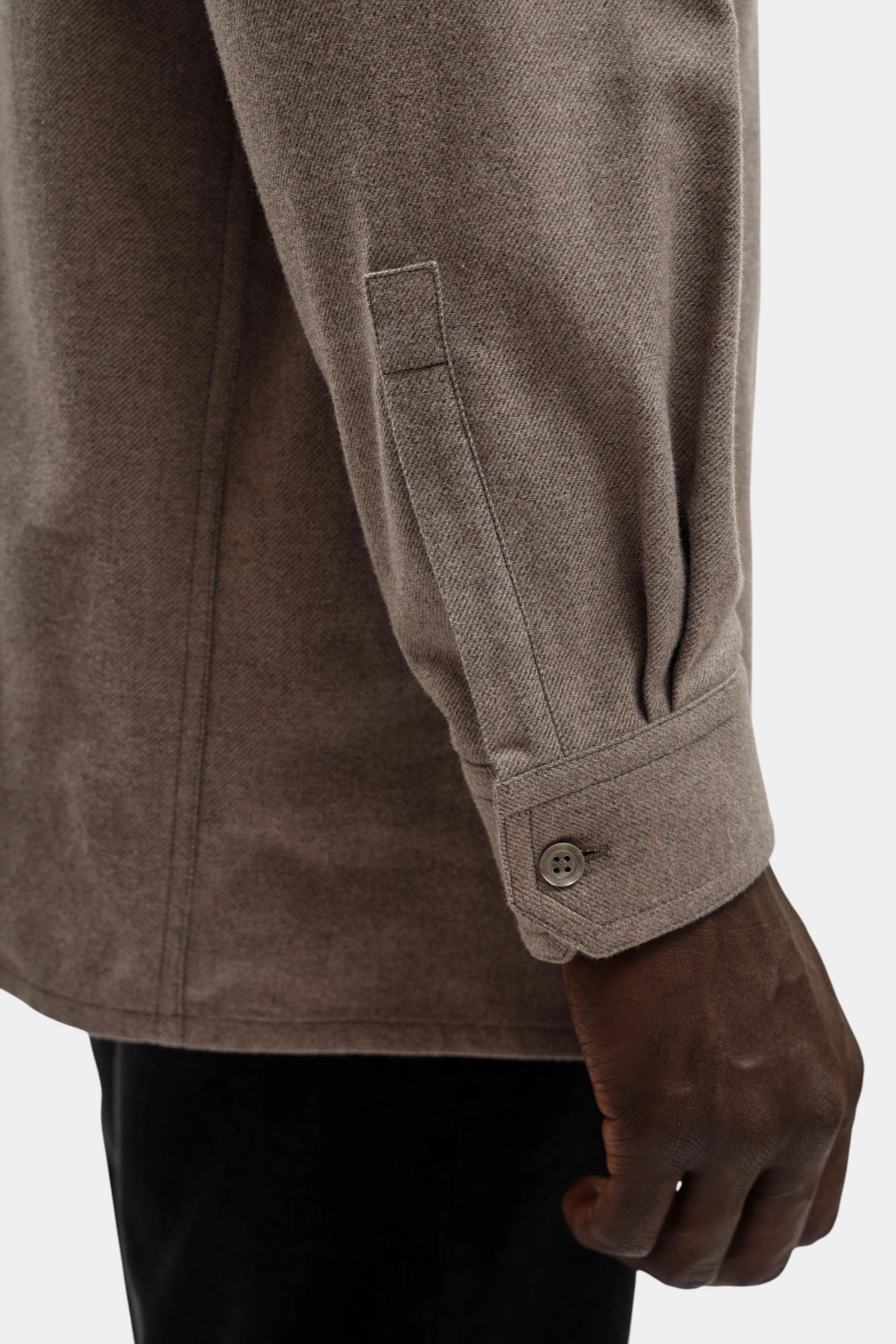 EM001604_ TE16011 Рубашка с длинным рукавом Emporio Armani Коричневый