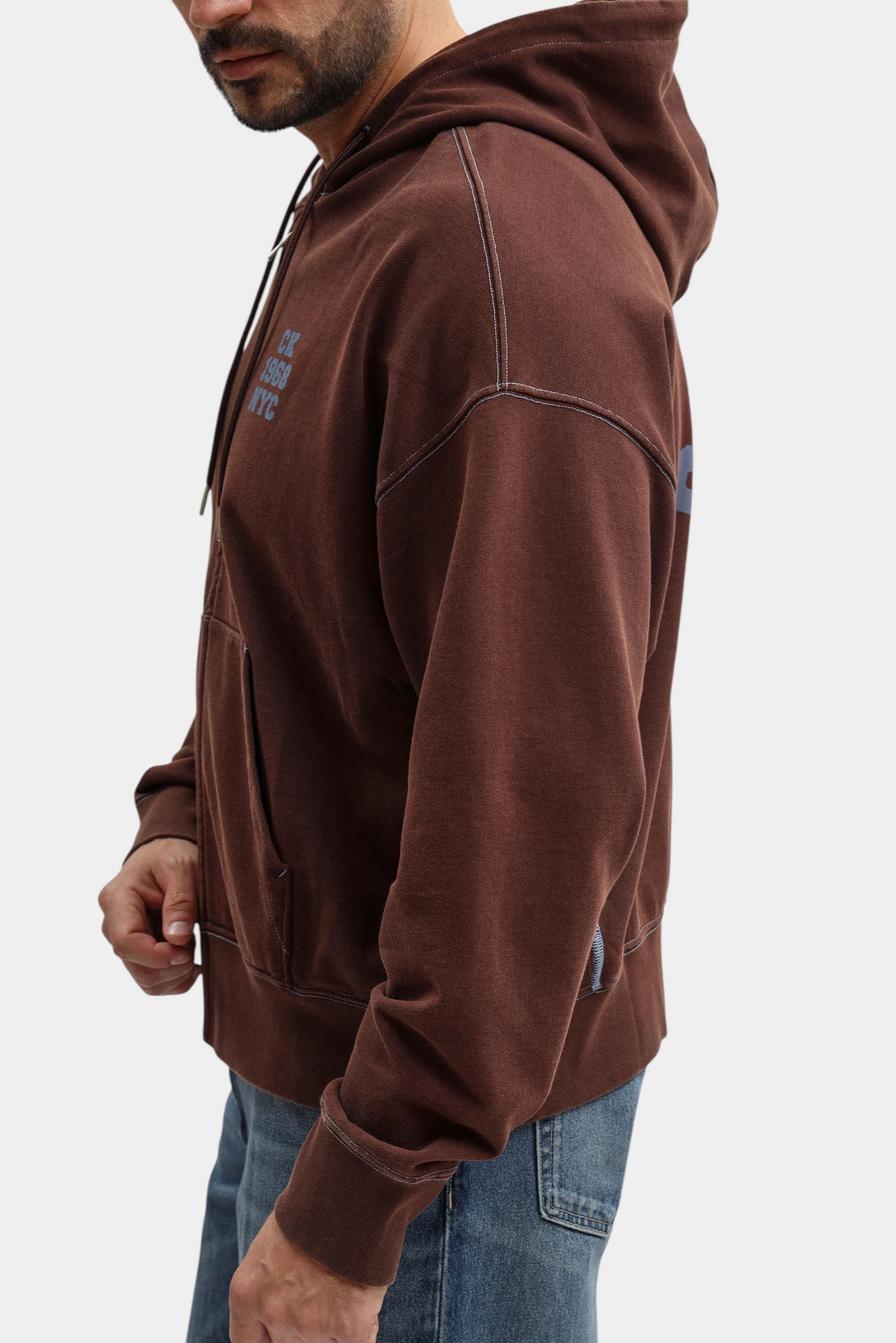 LV04RE211G Худи Calvin Klein Jeans Коричневый